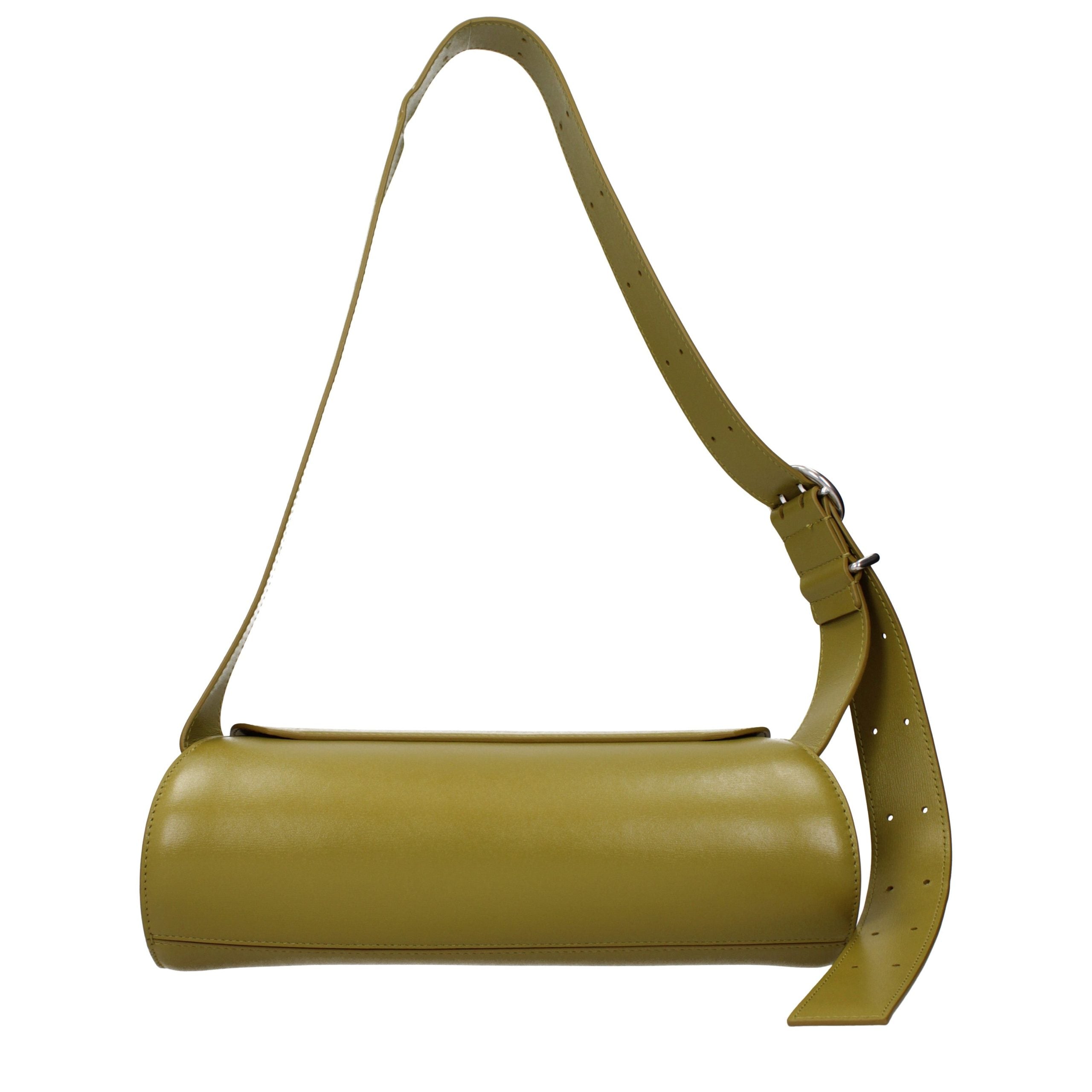 Jil Sander Green Leather Crossbody Bag