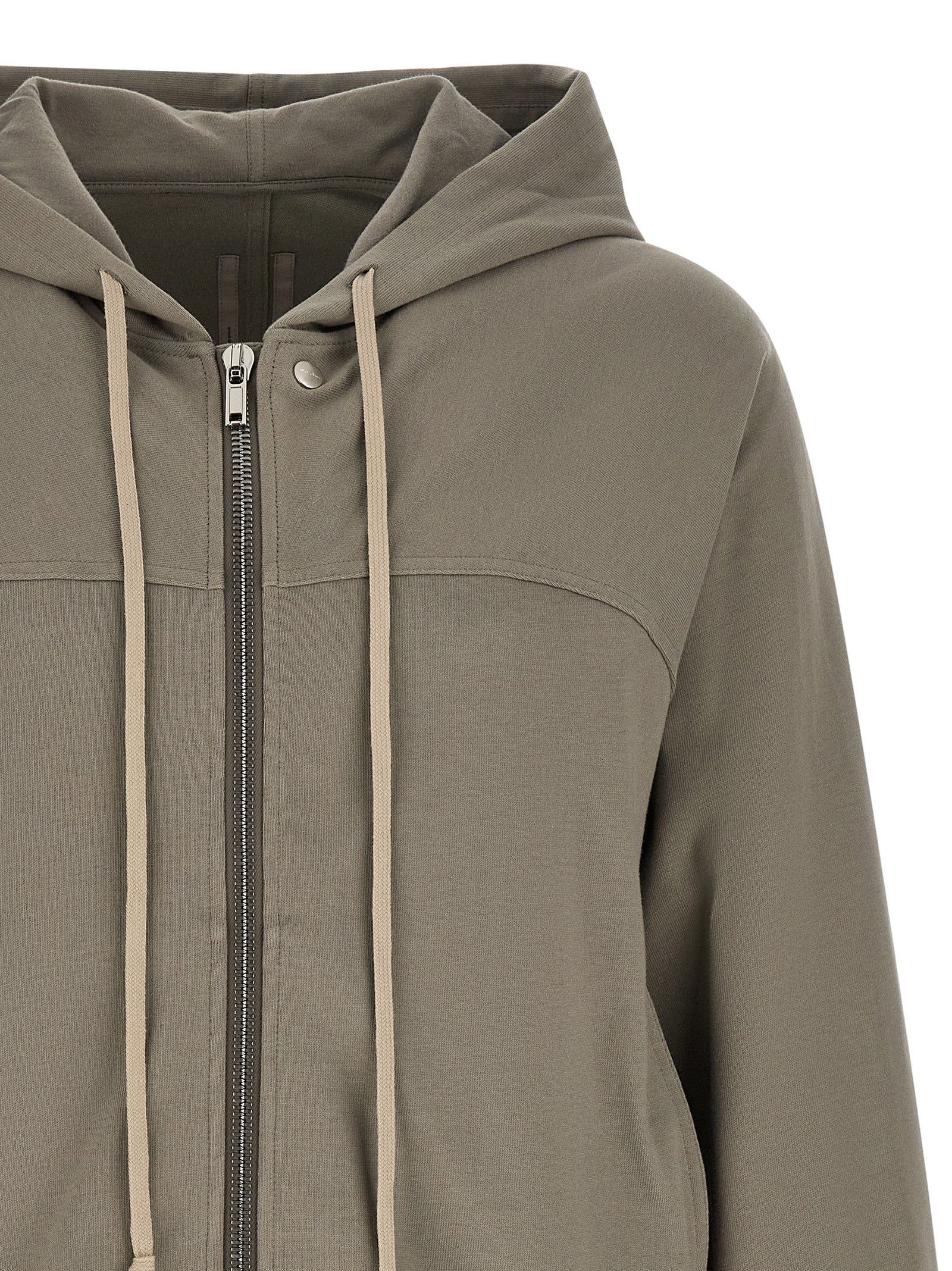 Rick Owens Gray Cotton Sweatshirt