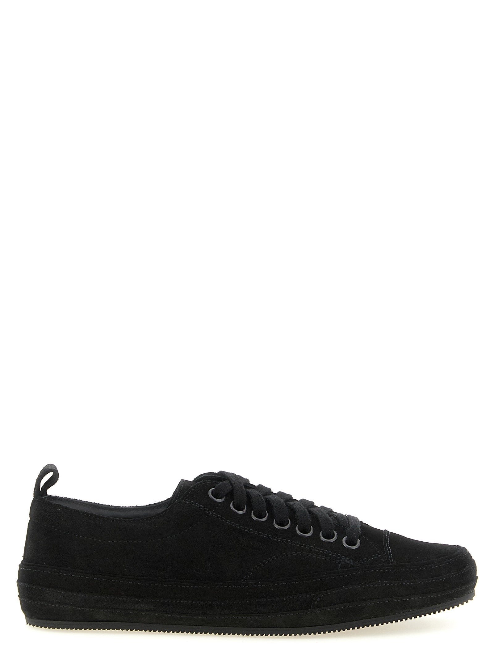 Tom Ford Black Leather Low Top Sneakers