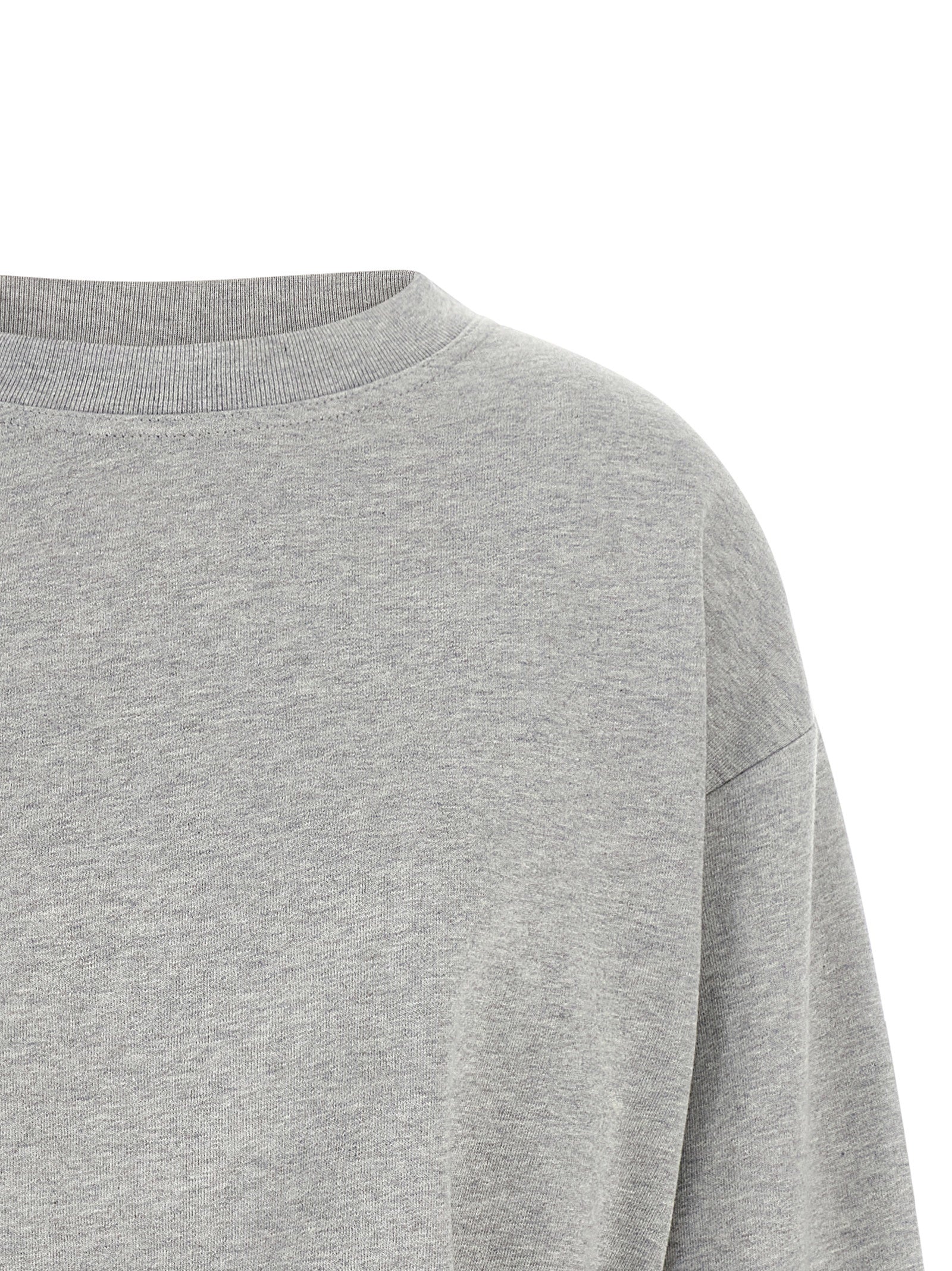 Dries Van Noten Gray Cotton Sweatshirt