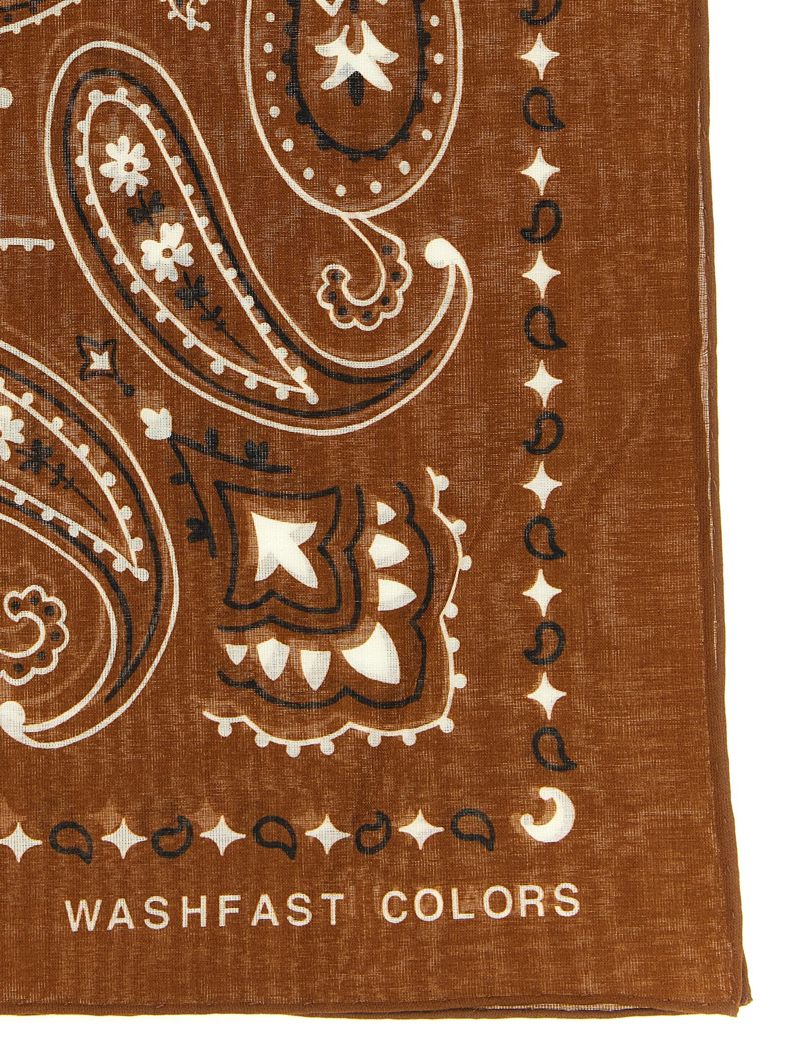 Alanui Brown Cotton Foulard