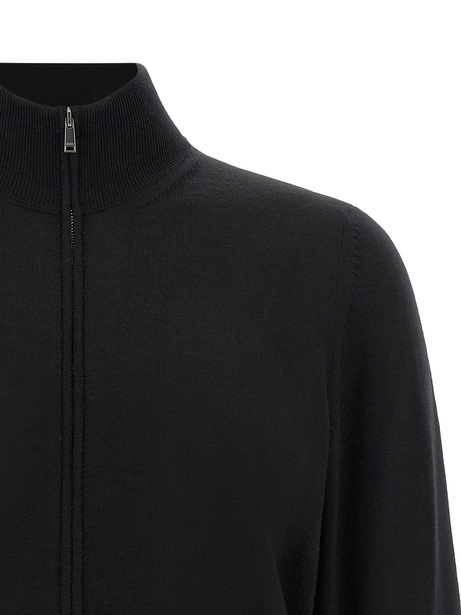 Hugo Boss Black Virgin Wool Cardigan