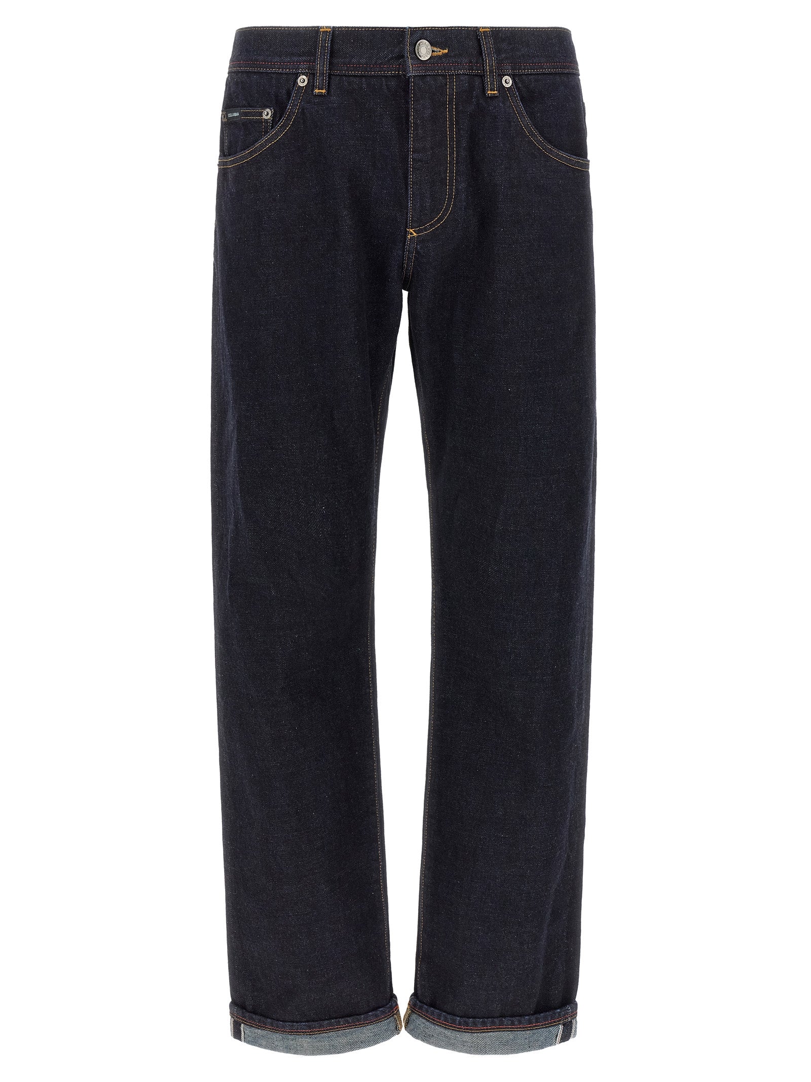 Dolce & Gabbana Blue Cotton Jeans Denim