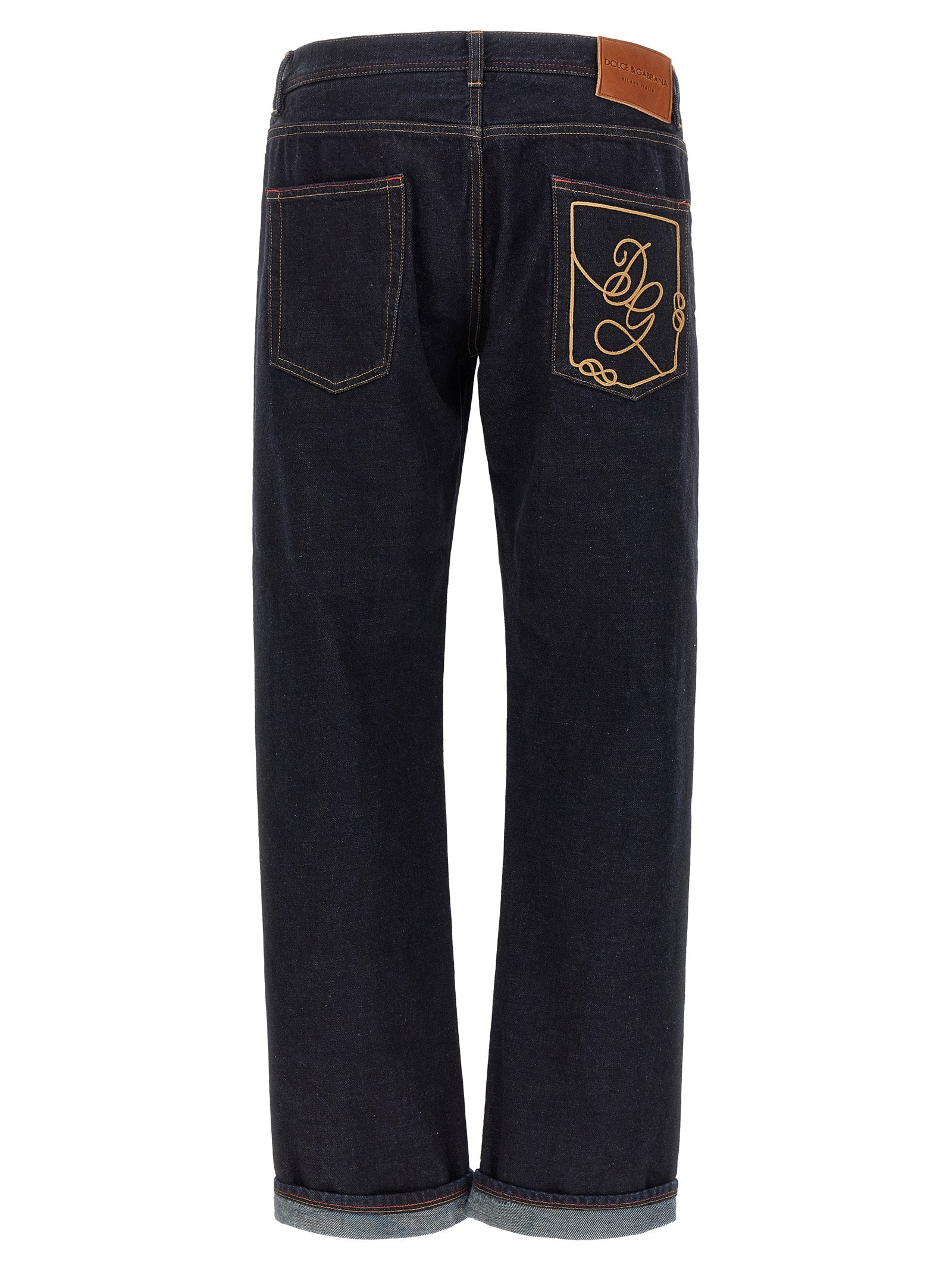 Dolce & Gabbana Blue Cotton Jeans Denim