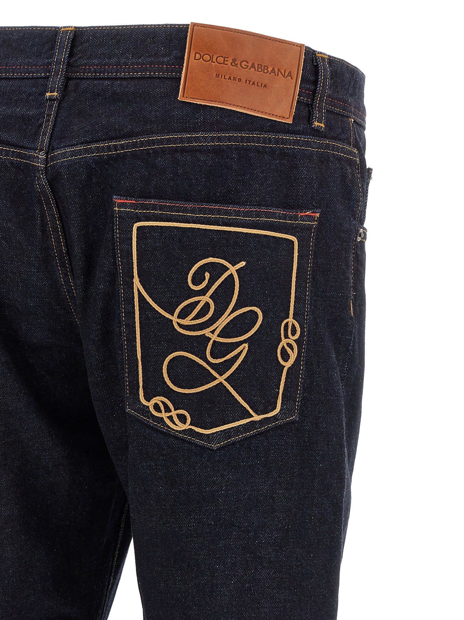 Dolce & Gabbana Blue Cotton Jeans Denim