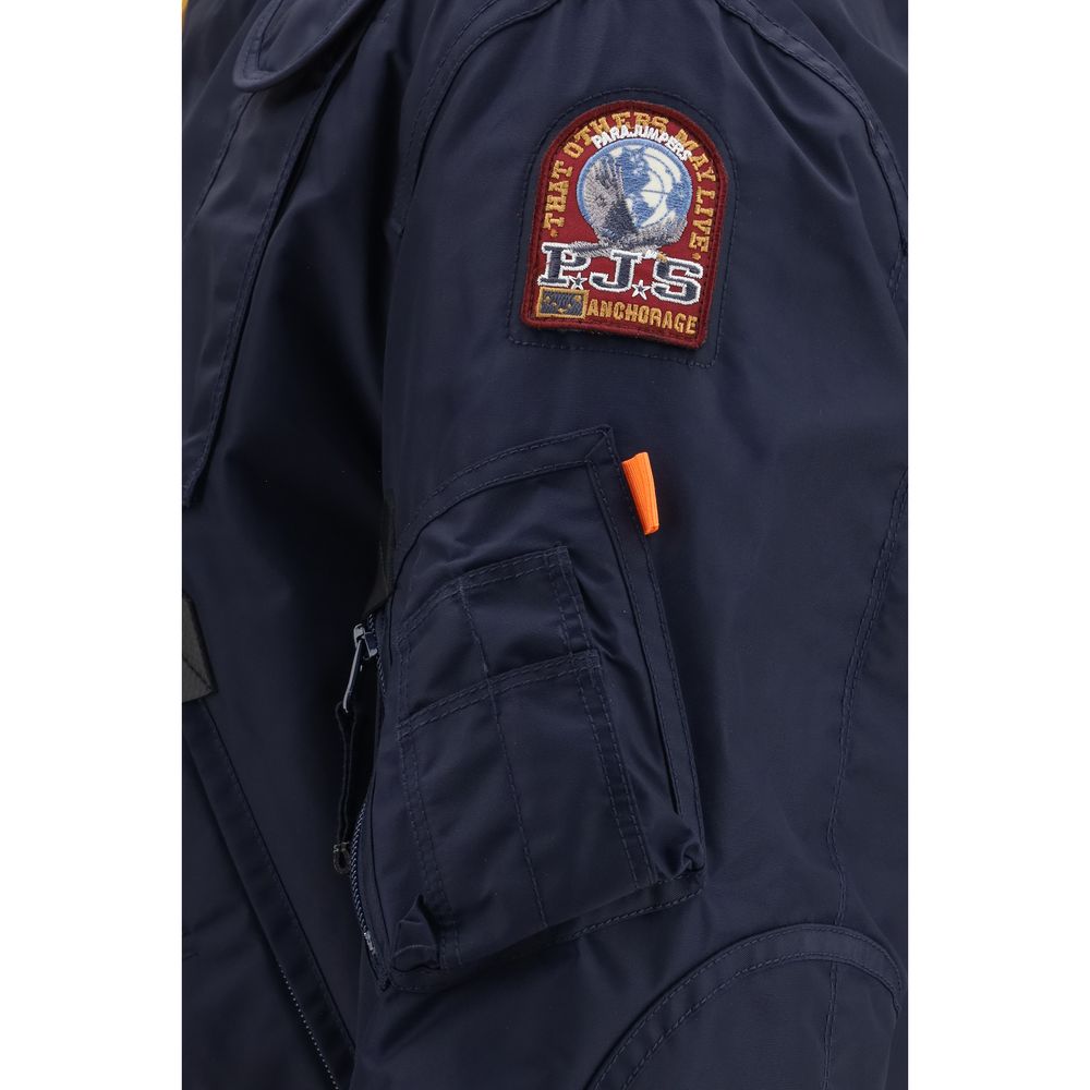 Parajumpers Blue Polyamide Bomber