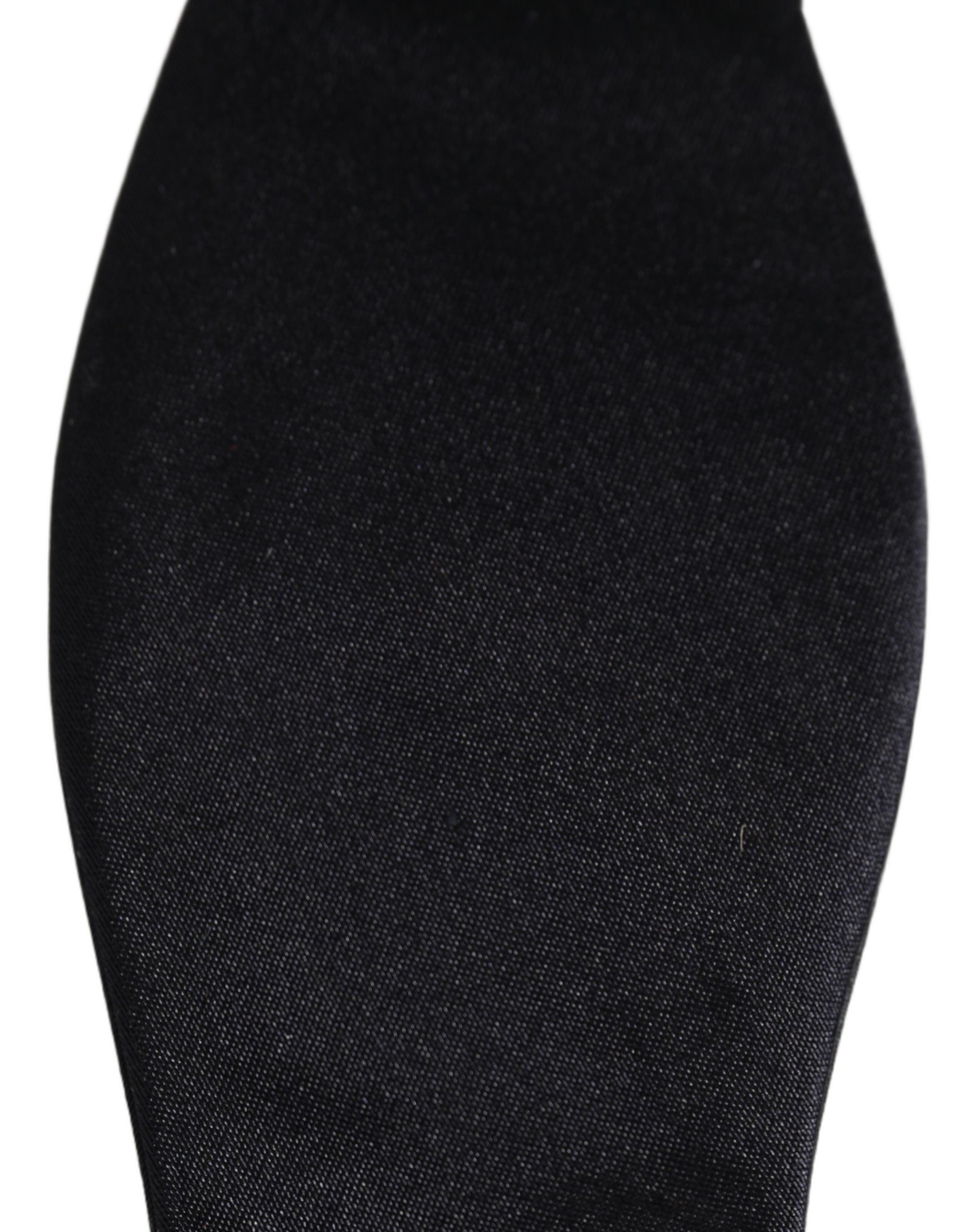 Dolce & Gabbana Men Black 100% Silk Adjustable Neck Papillon Bow Tie