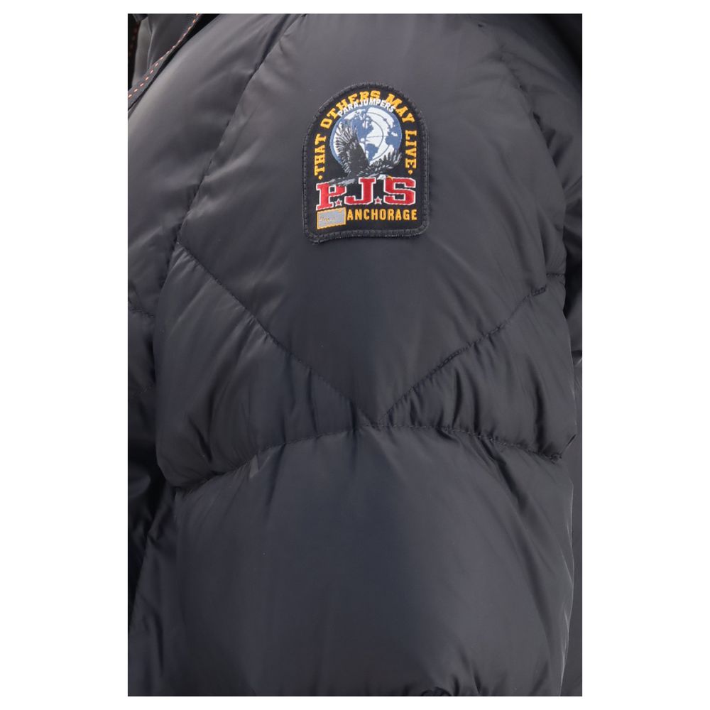 Parajumpers Black Goose Down Full-Length Jacket