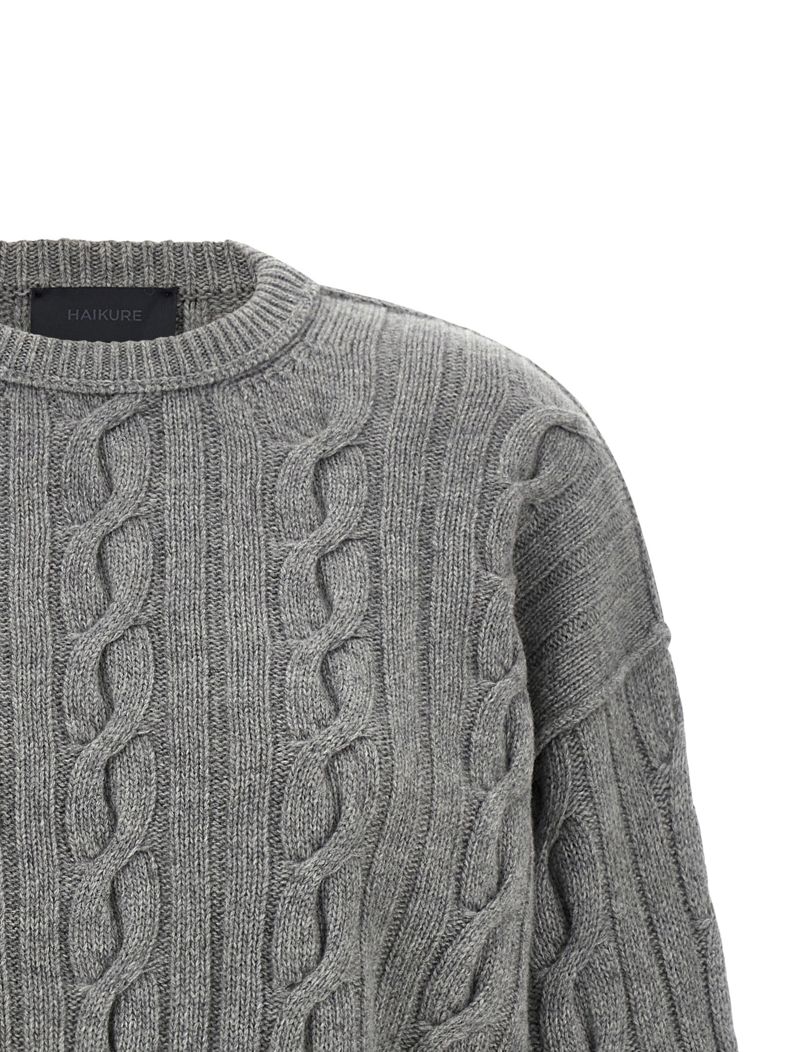 Haikure Gray Cotton Cardigan