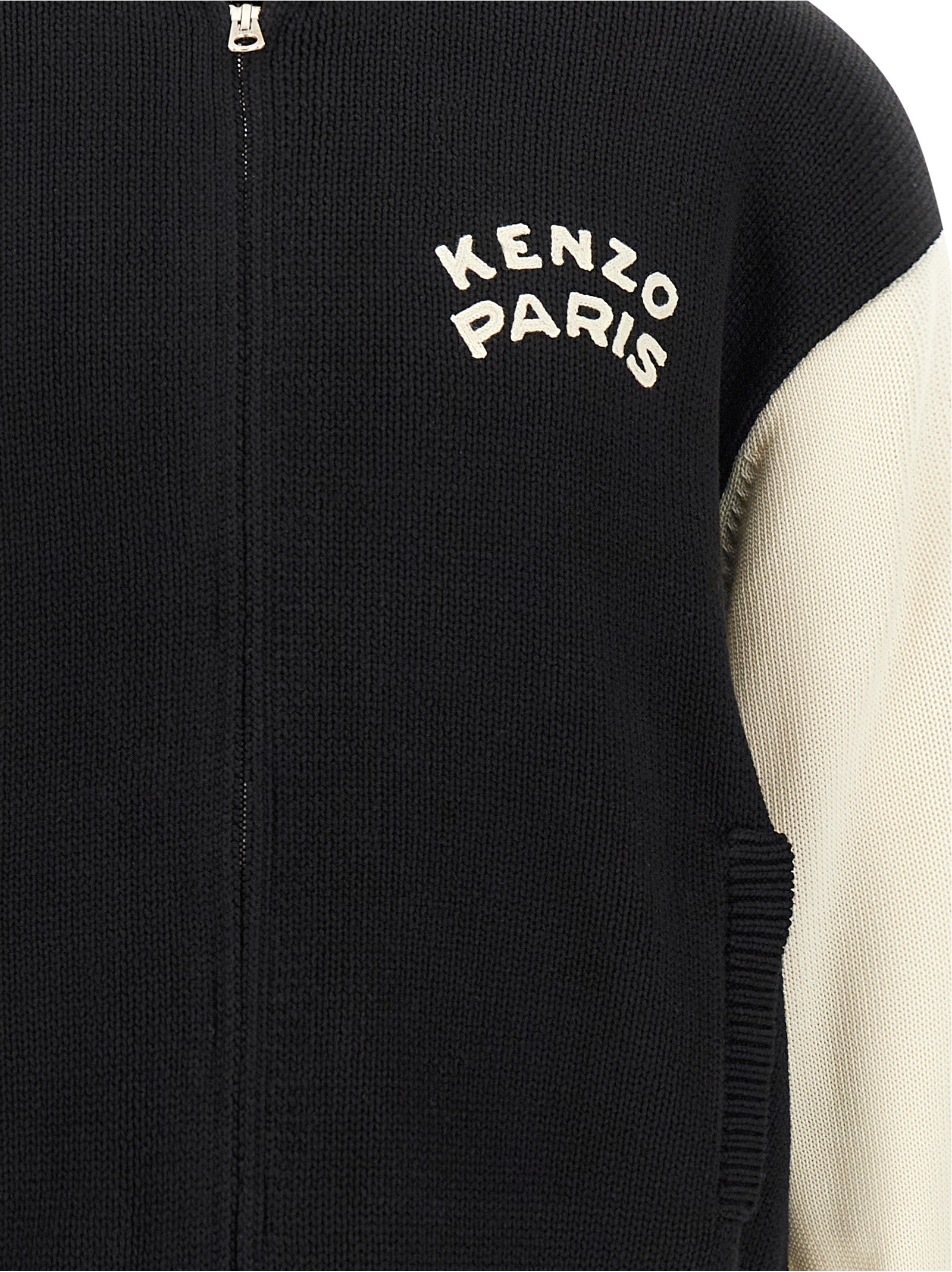 Kenzo Bicolor Cotton Cardigan