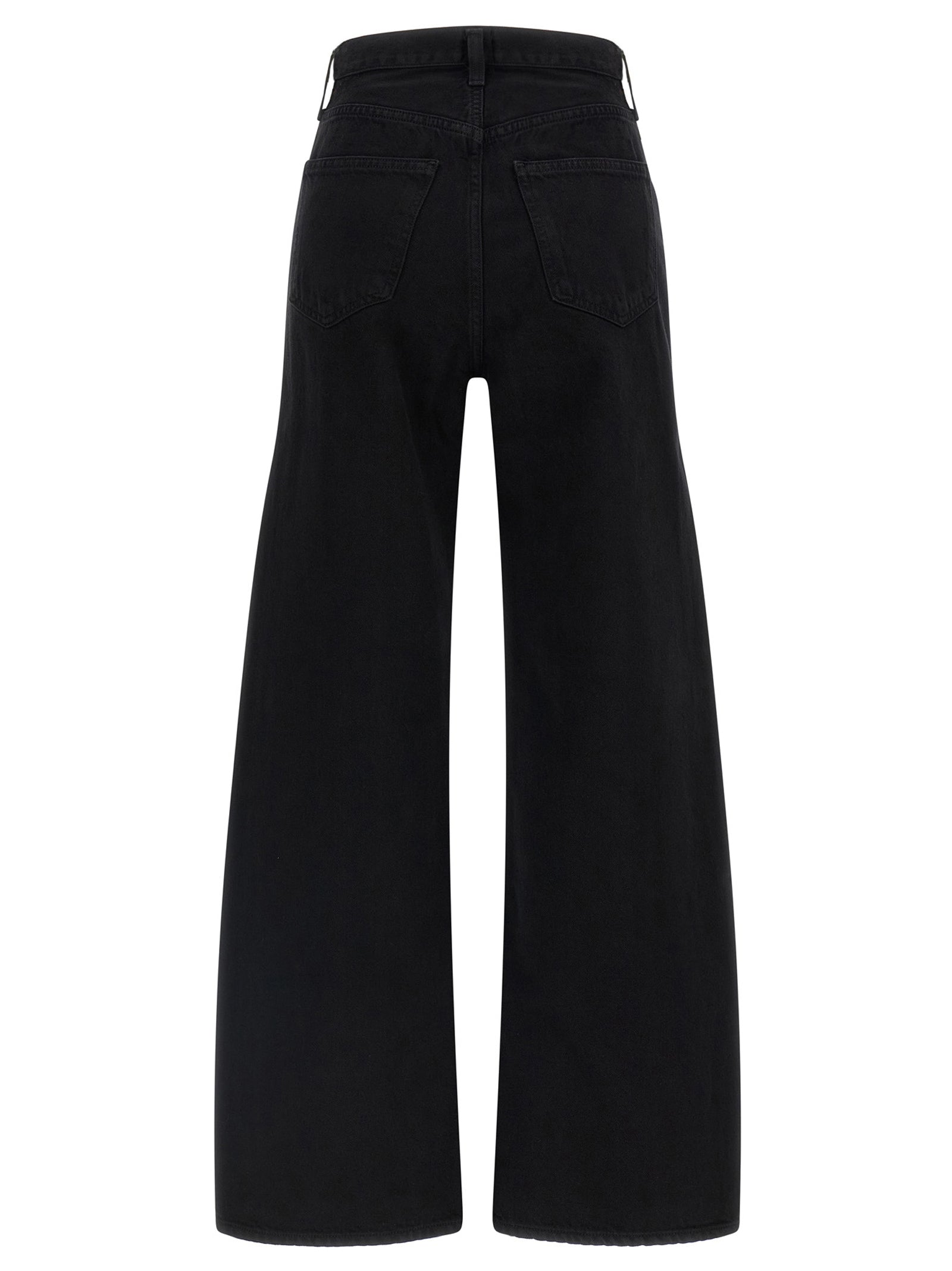 Agolde Black Cotton Jeans Denim