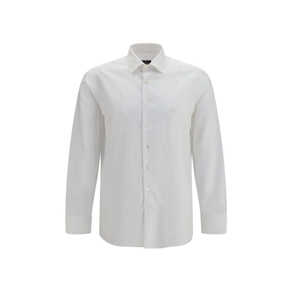 Etro White Cotton Dress Shirt