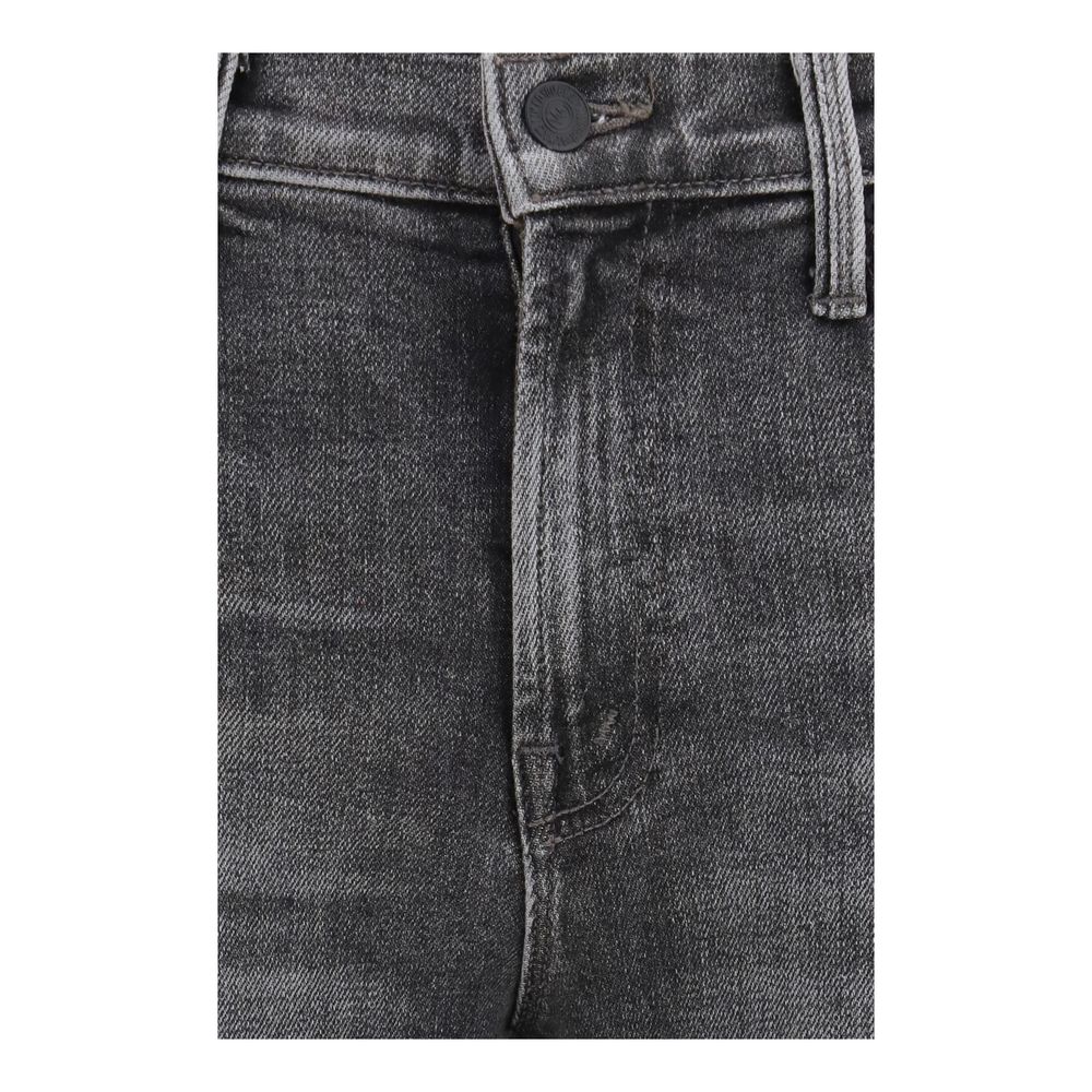 Mother Denim Gray Cotton Bootcut Jeans