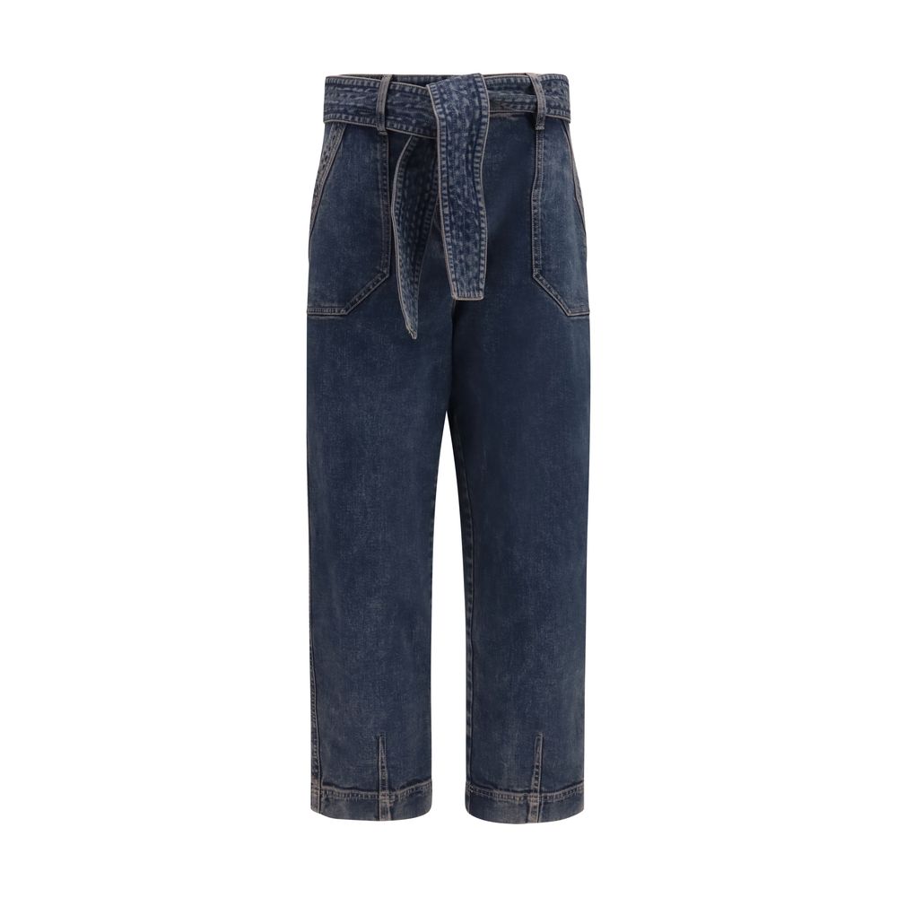 Giorgio Armani Blue Cotton Jeans Denim