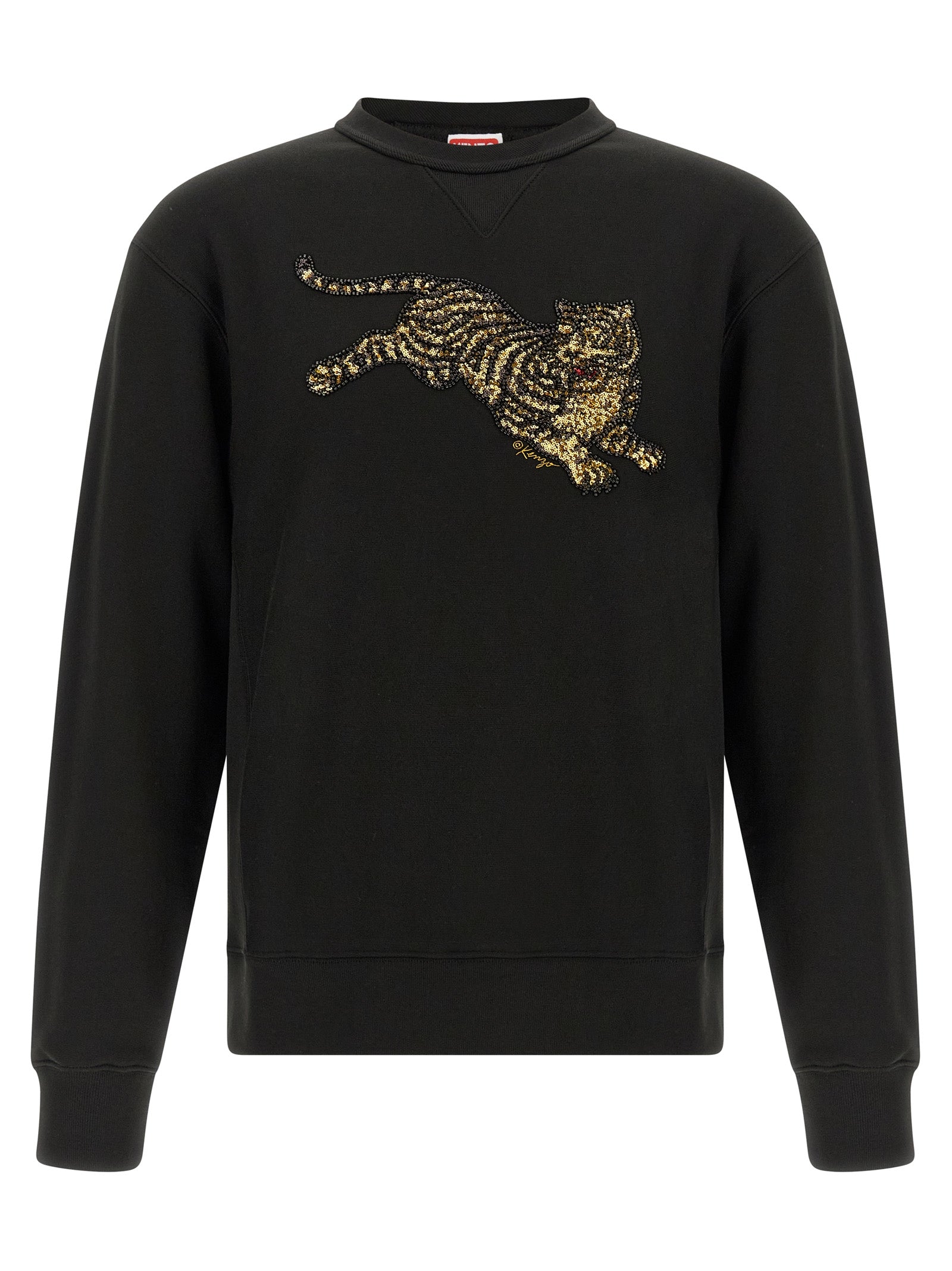 Kenzo Black Cotton Sweatshirt