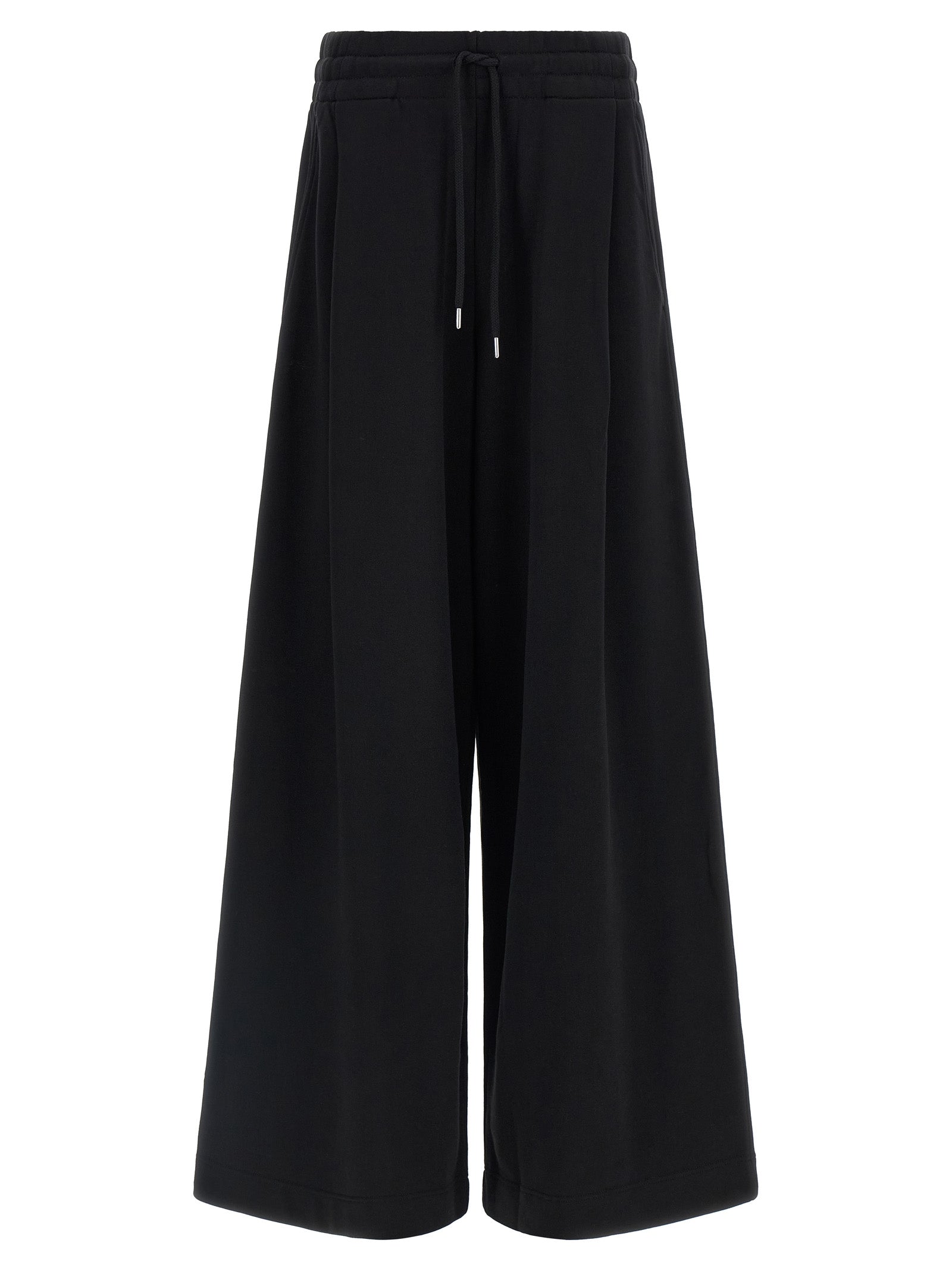 Dries Van Noten Black Cotton Athletic Pants