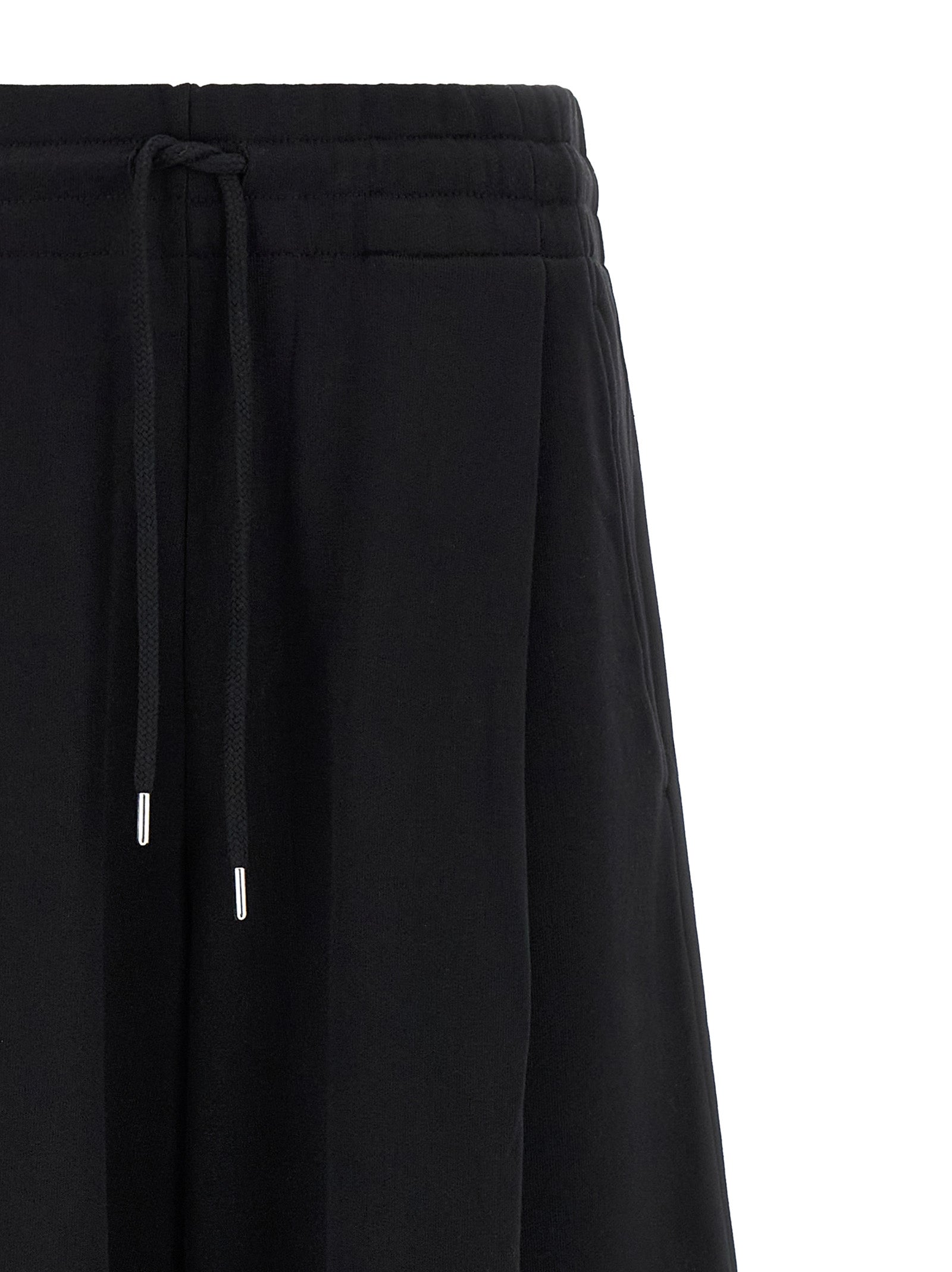 Dries Van Noten Black Cotton Athletic Pants