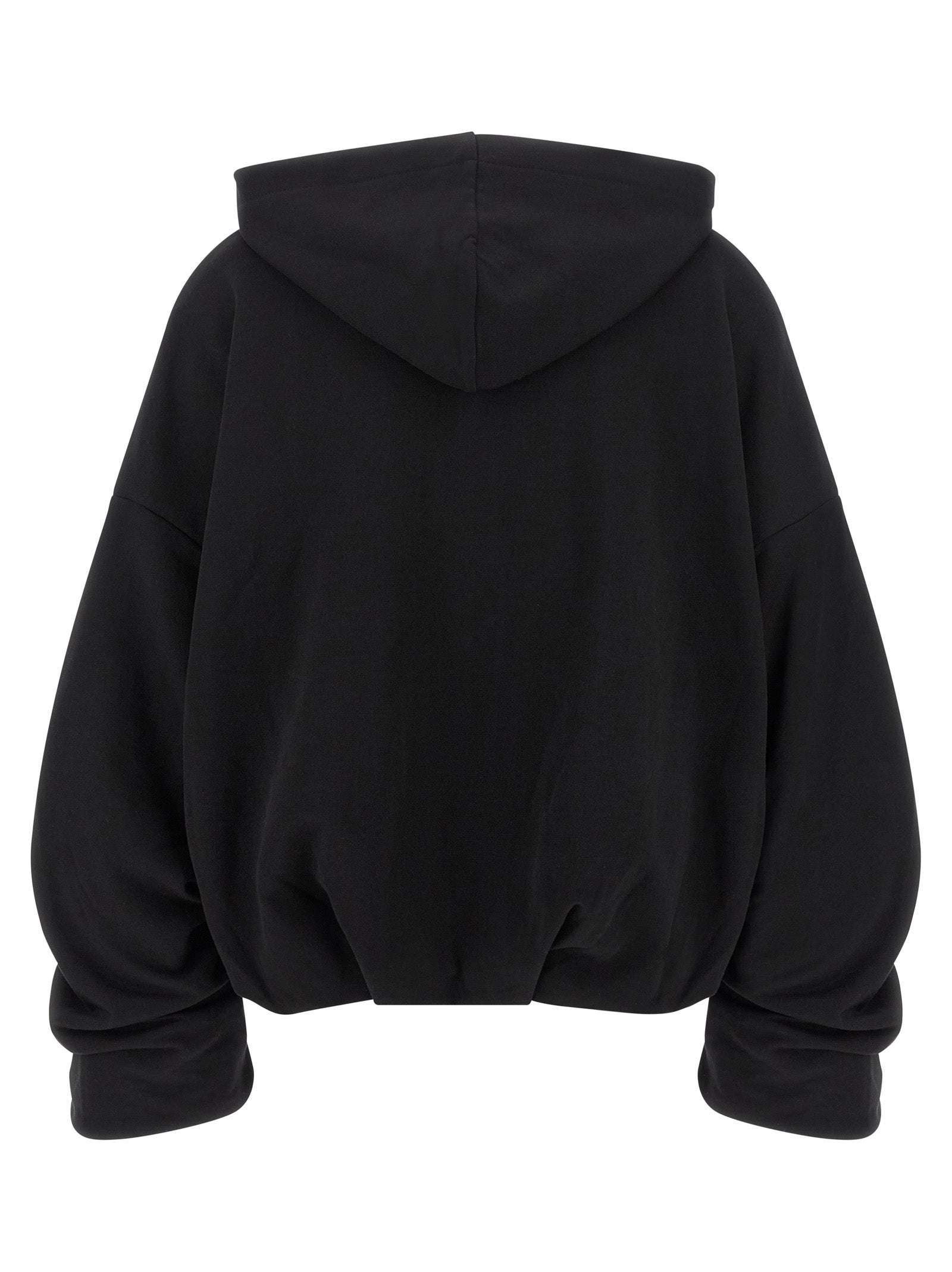 Dries Van Noten Black Cotton Hoodie