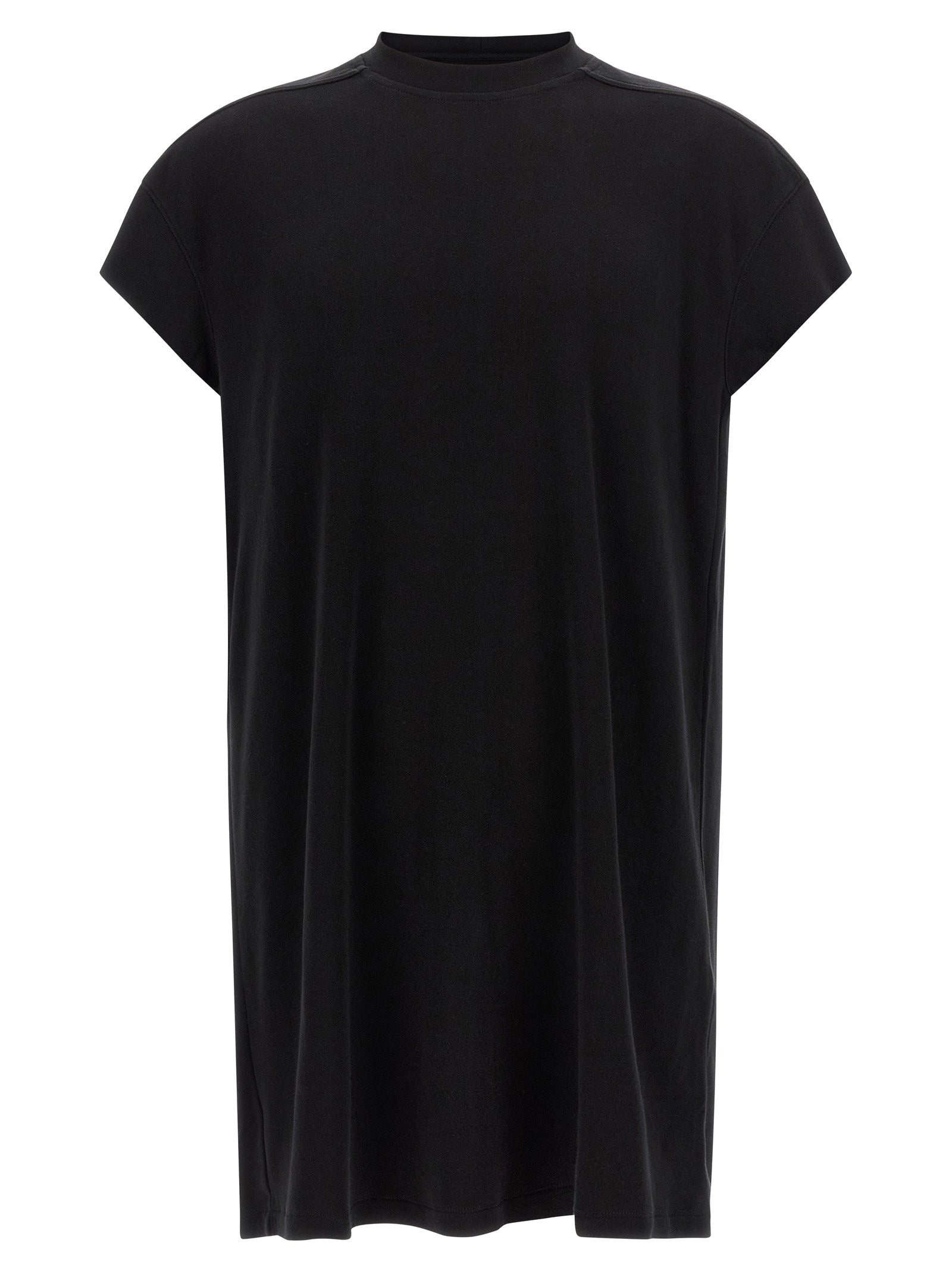 Rick Owens Black Cotton T-Shirt