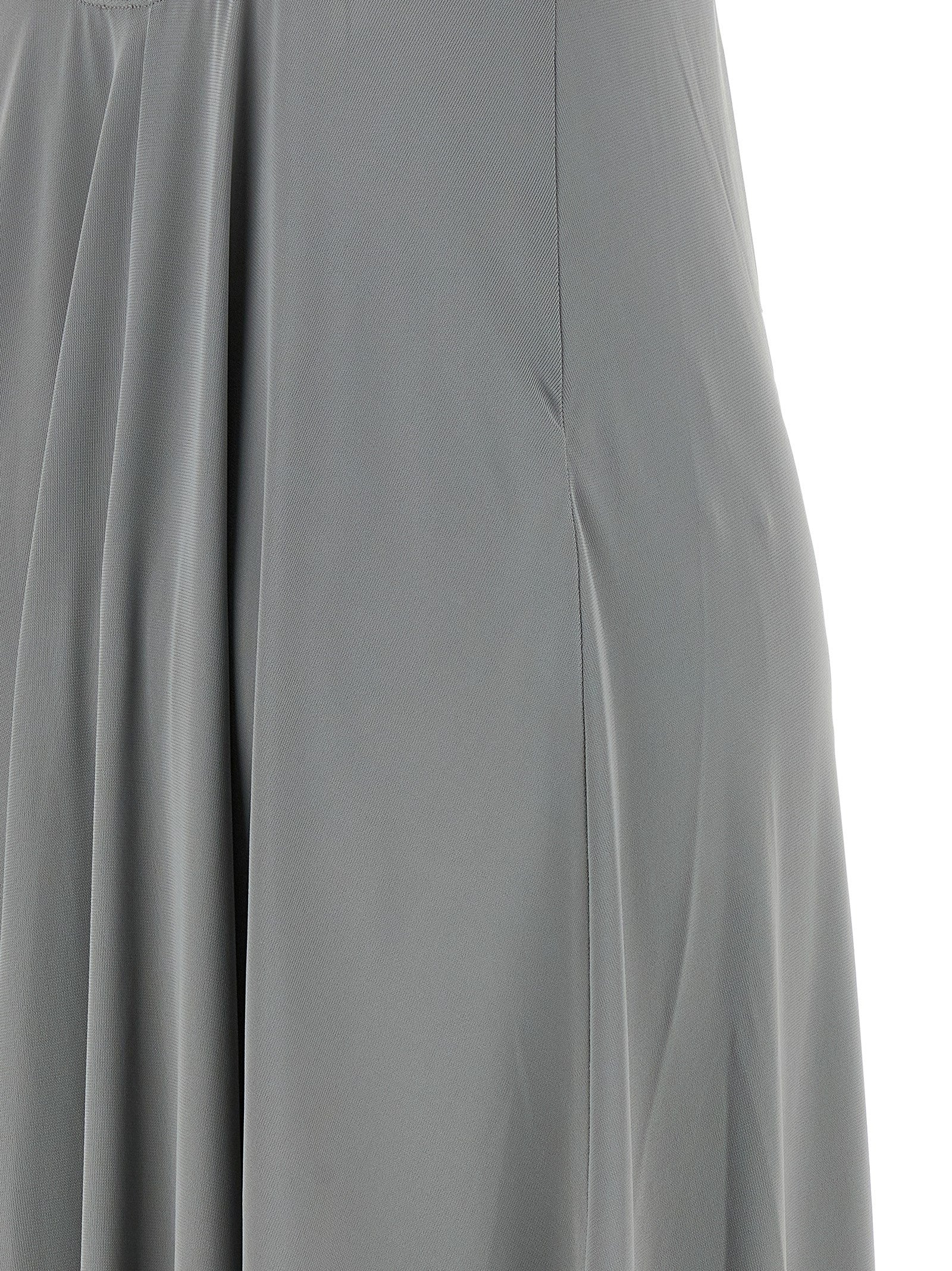 Eres Silver Polyamide Long Dress