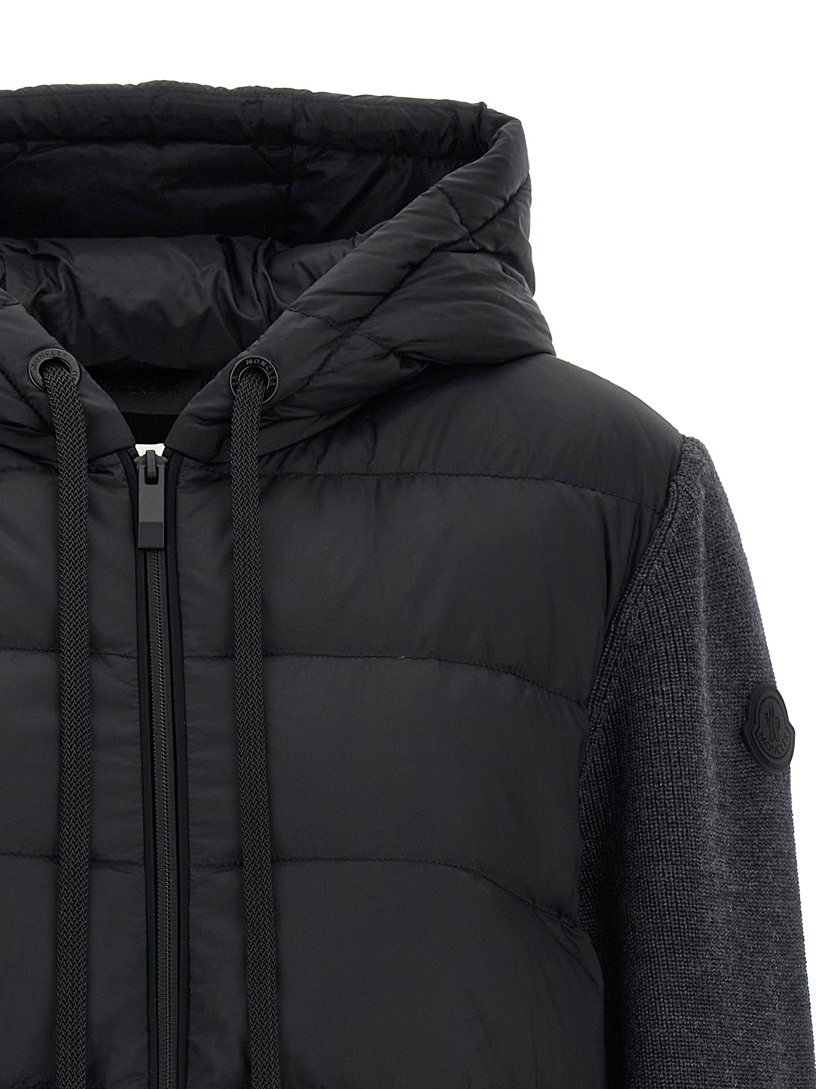 Moncler Gray Polyamide Cardigan