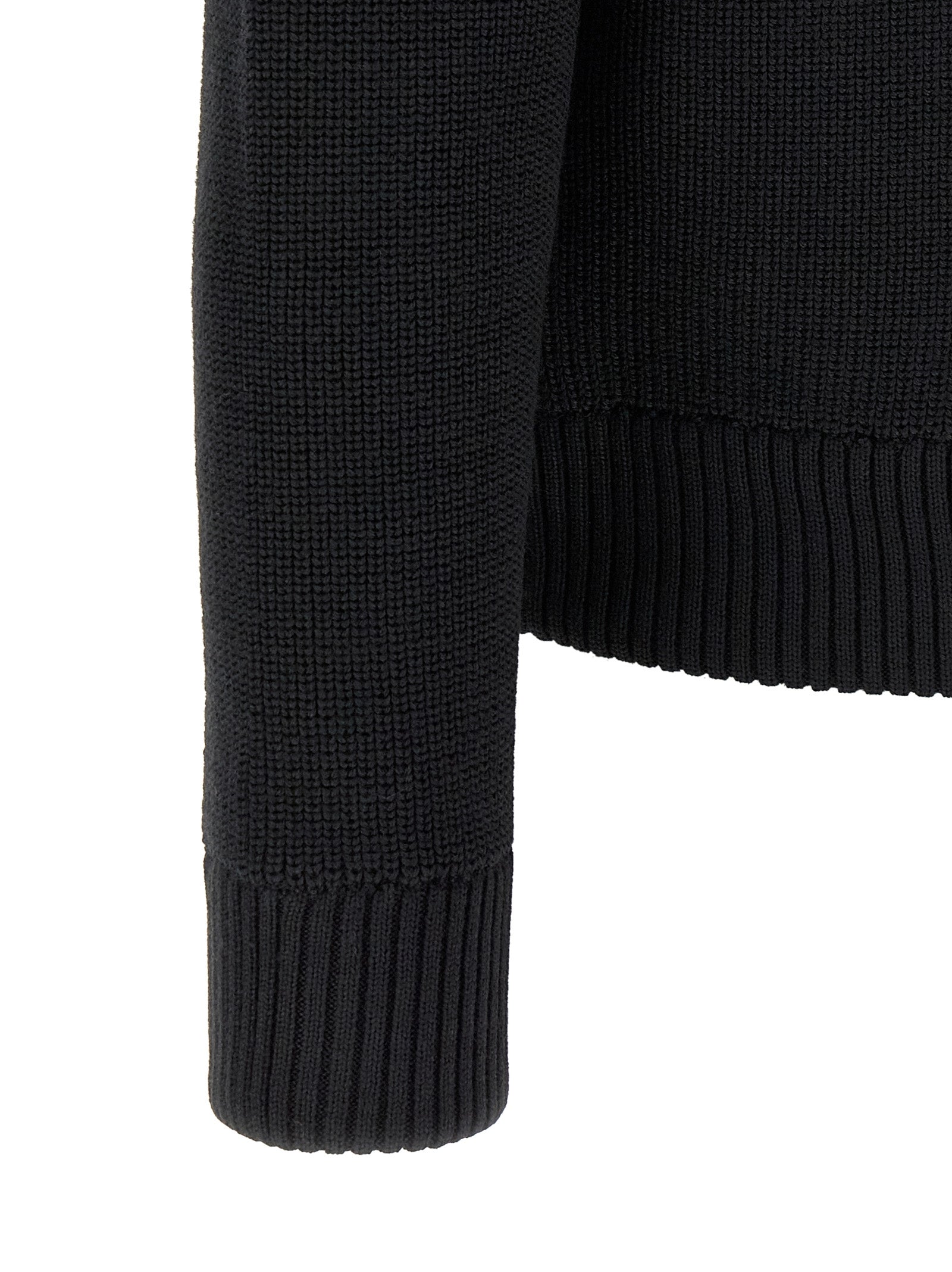 Moncler Black Polyamide Cardigan