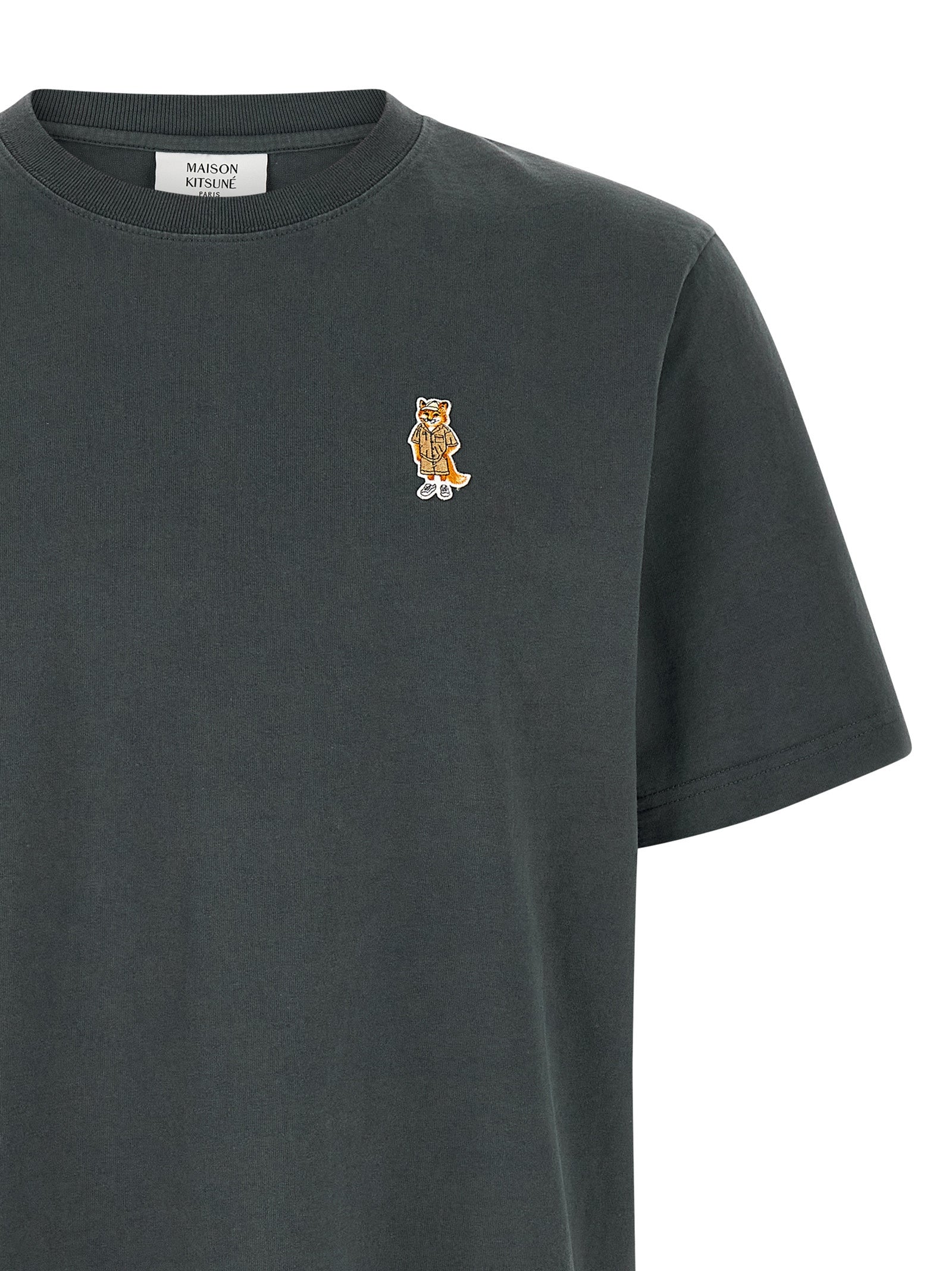 Maison Kitsuné Blue Organic Cotton T-Shirt