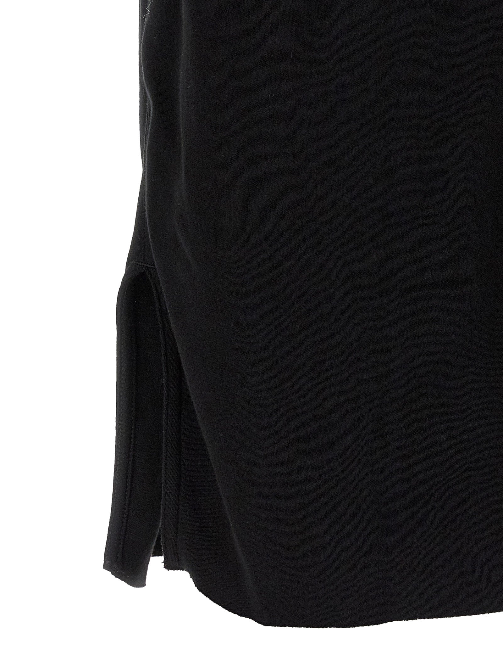 Rick Owens Black Cotton Bermuda Shorts