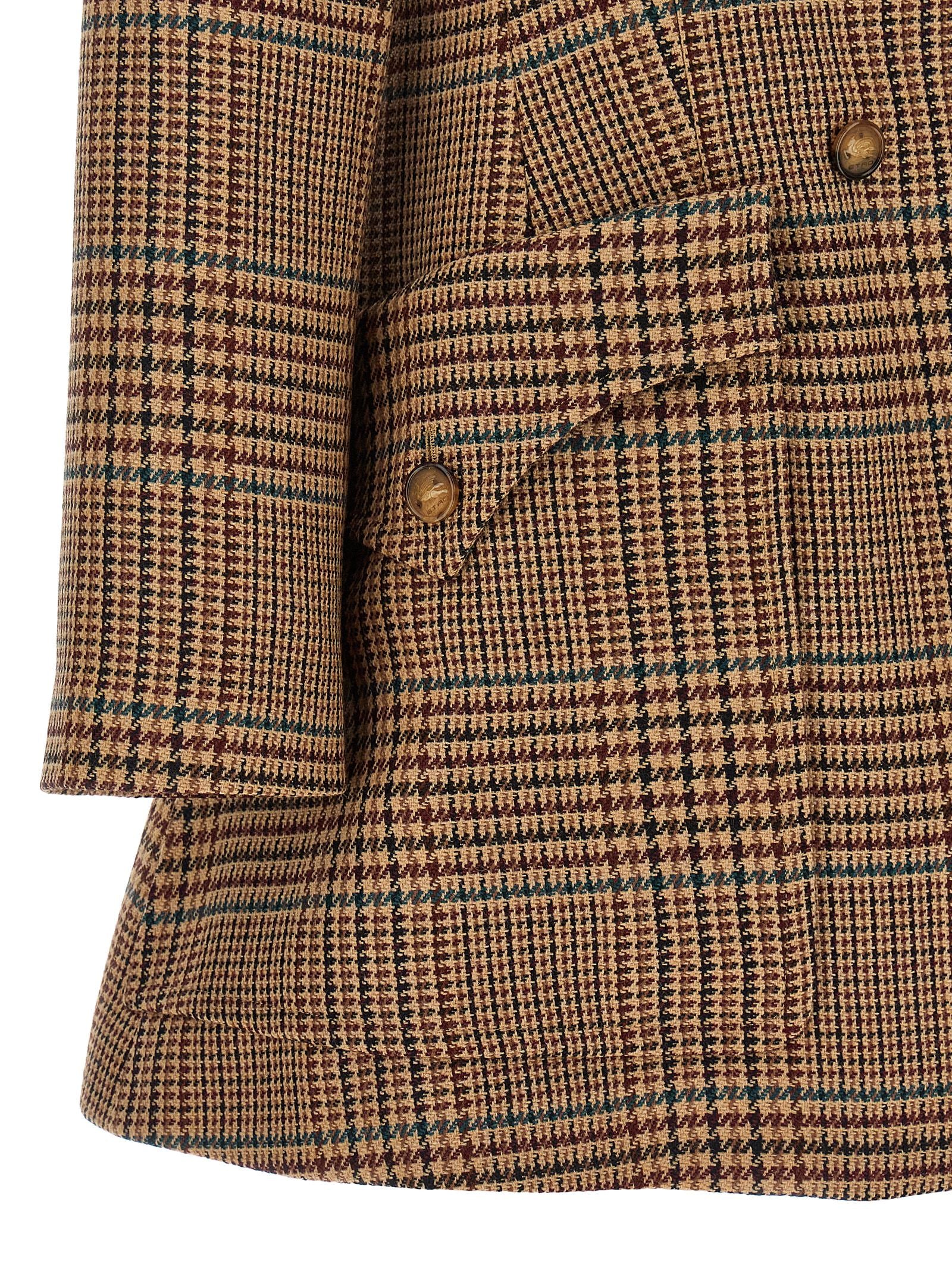 Etro Brown Wool Coat