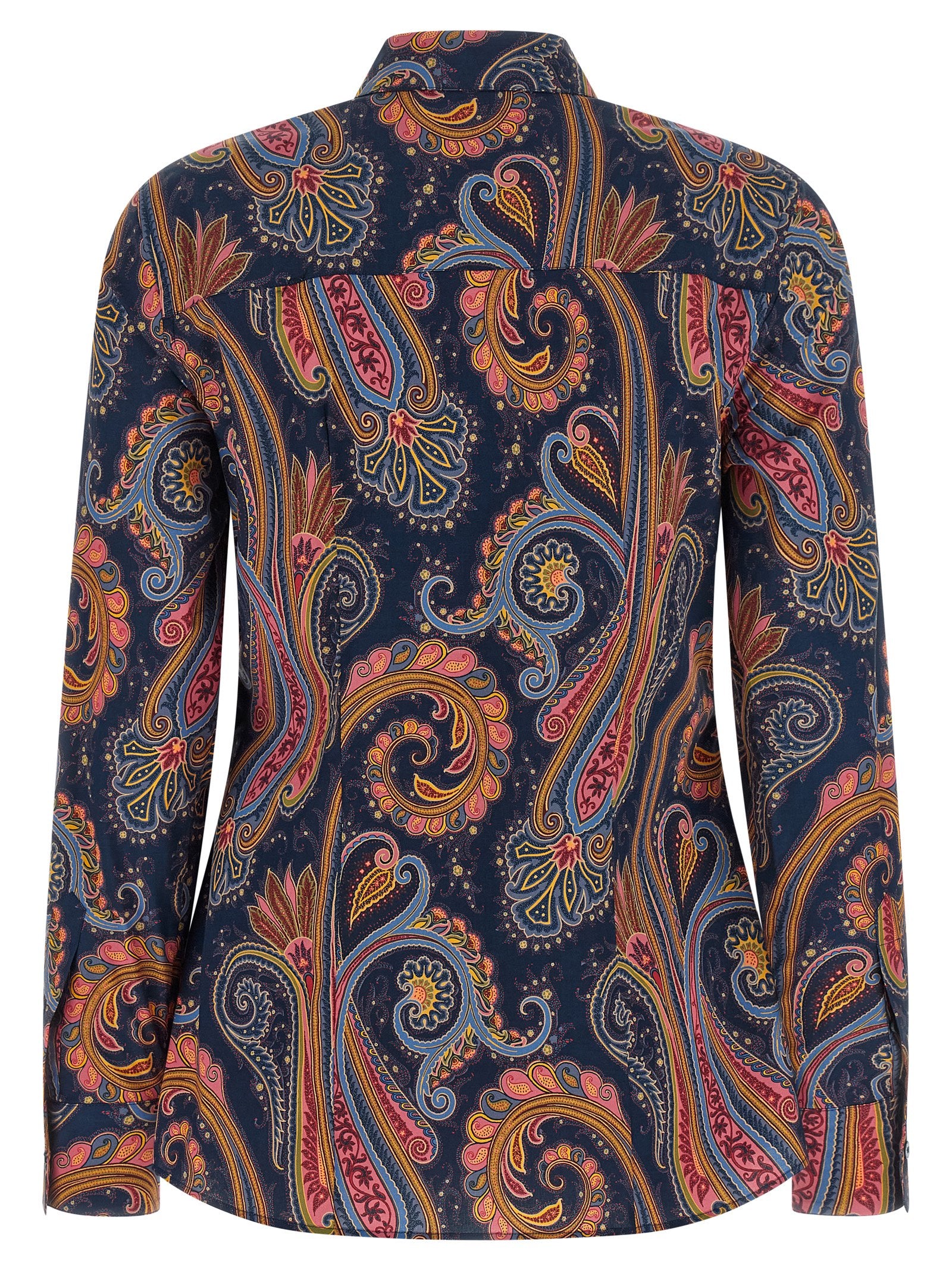 Etro Blue Cotton Blouse