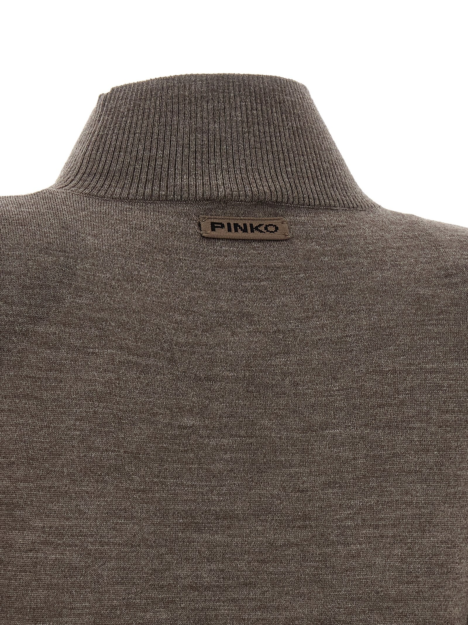PINKO Beige Wool Long Dress