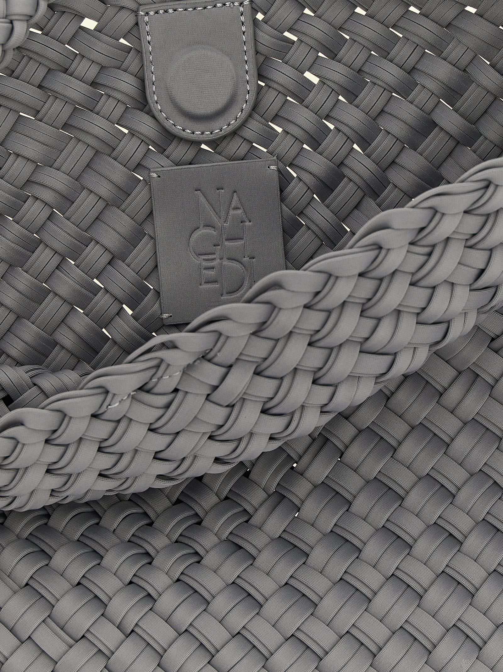 NAGHEDI Gray Nylon Shoulder Bag