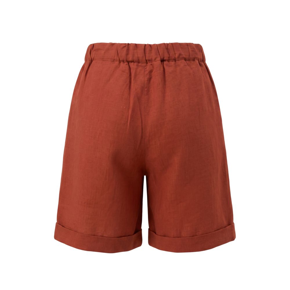Trussardi Jeans Brown Viscose Women Shorts
