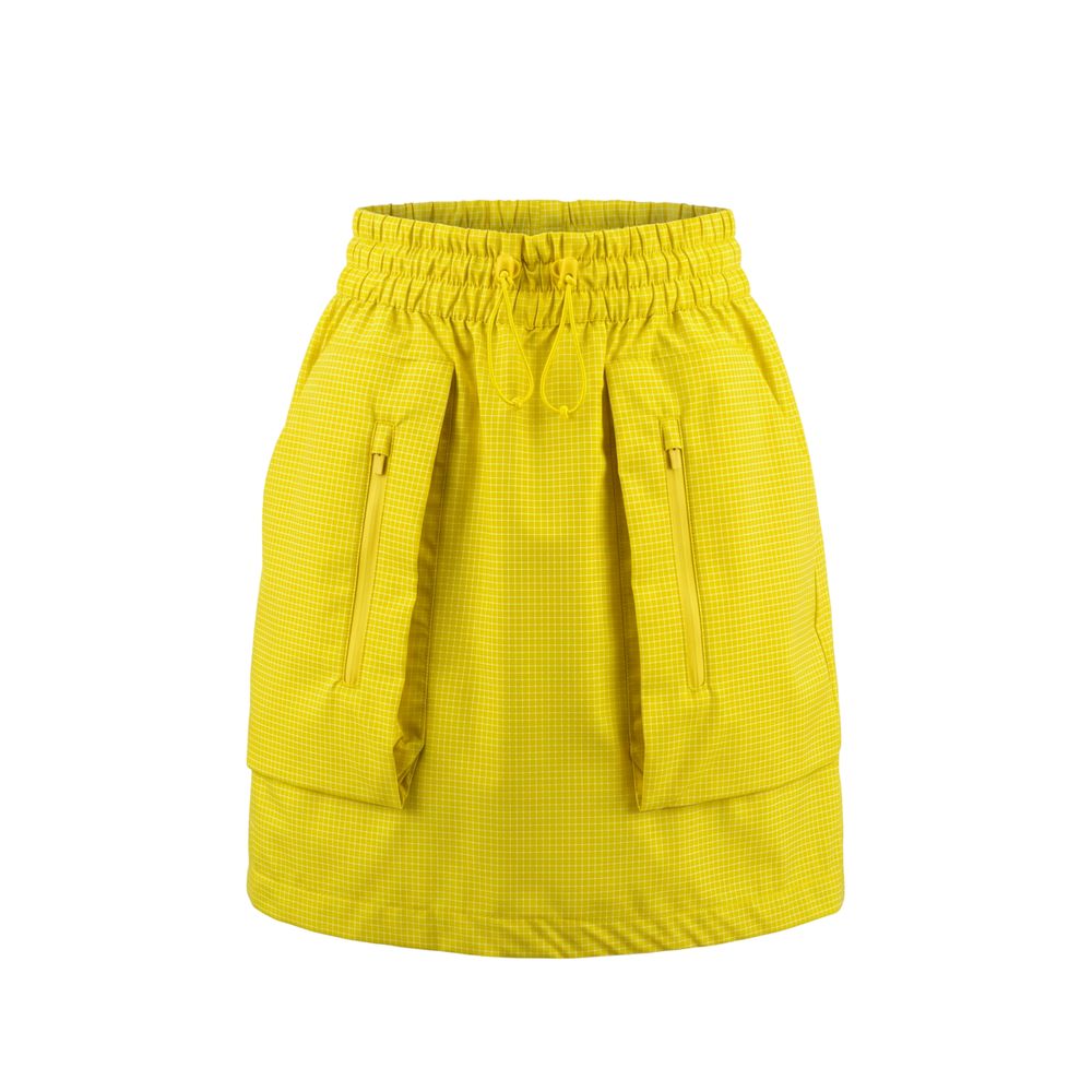 Trussardi Jeans Yellow Polyamide Women Skirt