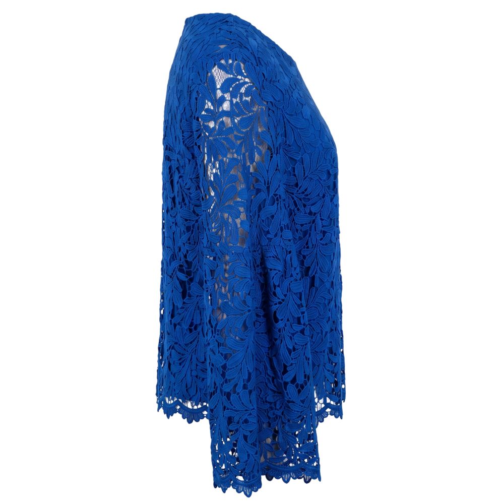 Trussardi Jeans Blue Polyester Women Shirt