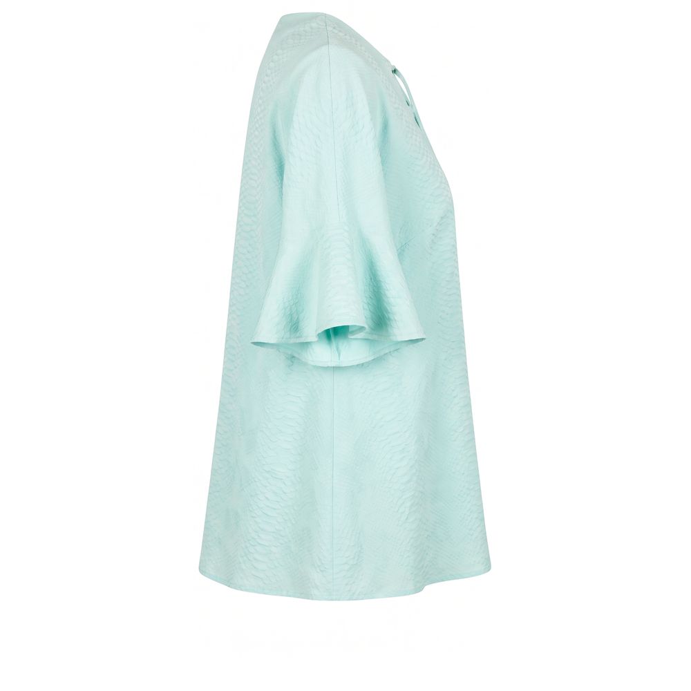 Trussardi Light Blue Cotton Women Shirt