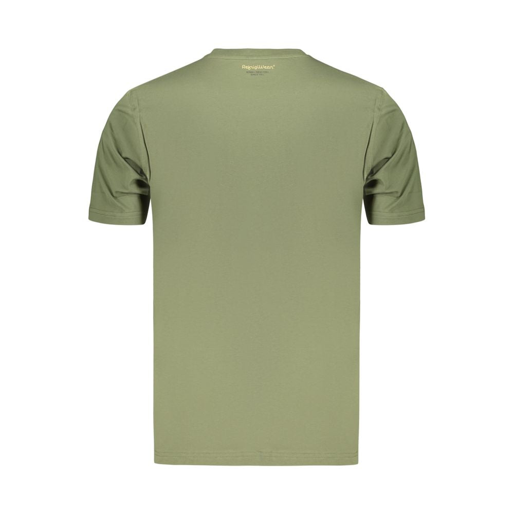 Refrigiwear Green Cotton Men's T-Shirt