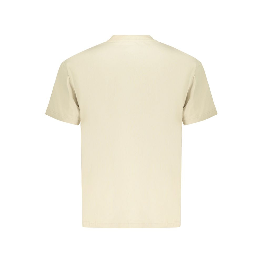 Refrigiwear Beige Cotton Mens T-Shirt