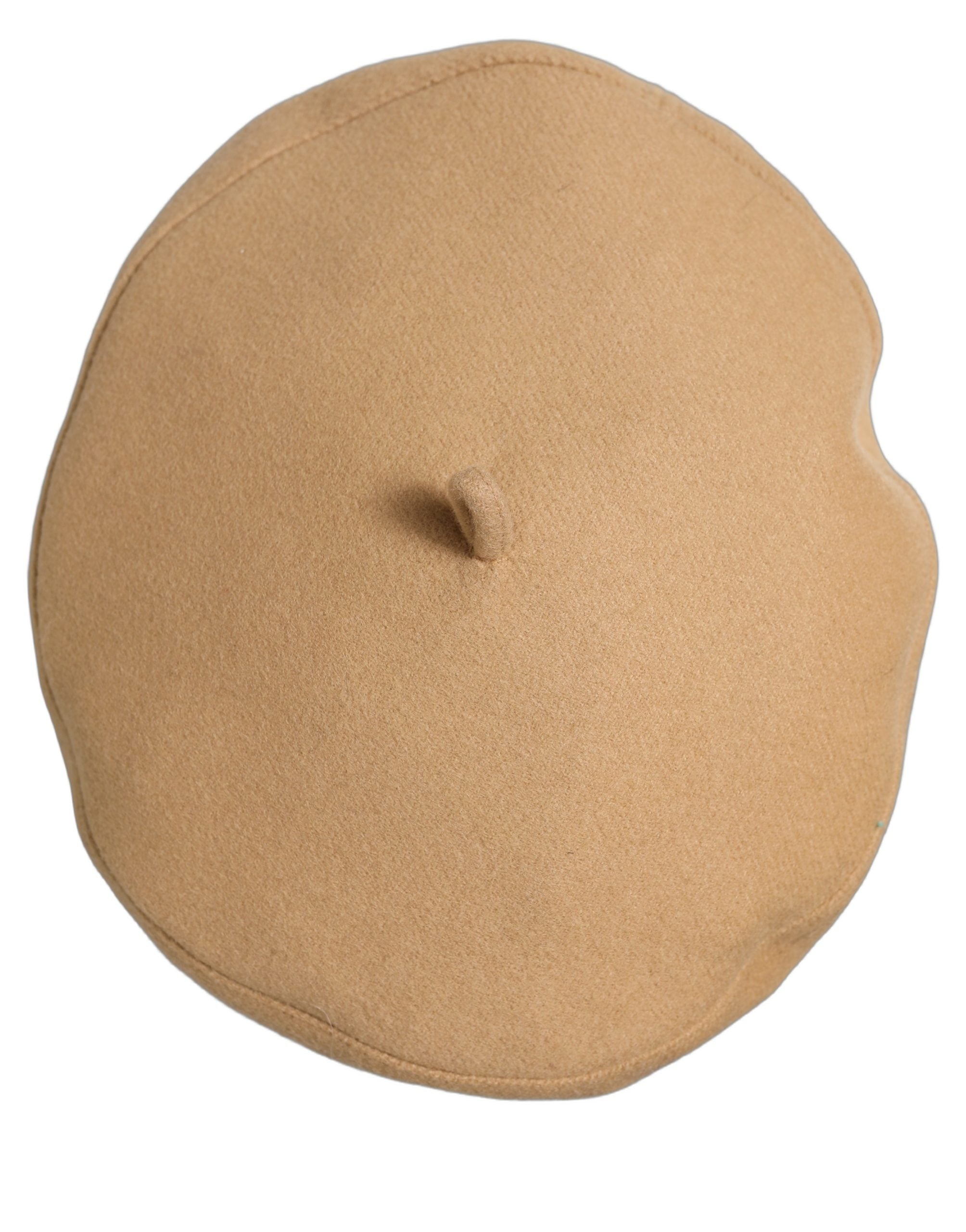 Dolce & Gabbana Beige Wool French Style Beret Capello Hat
