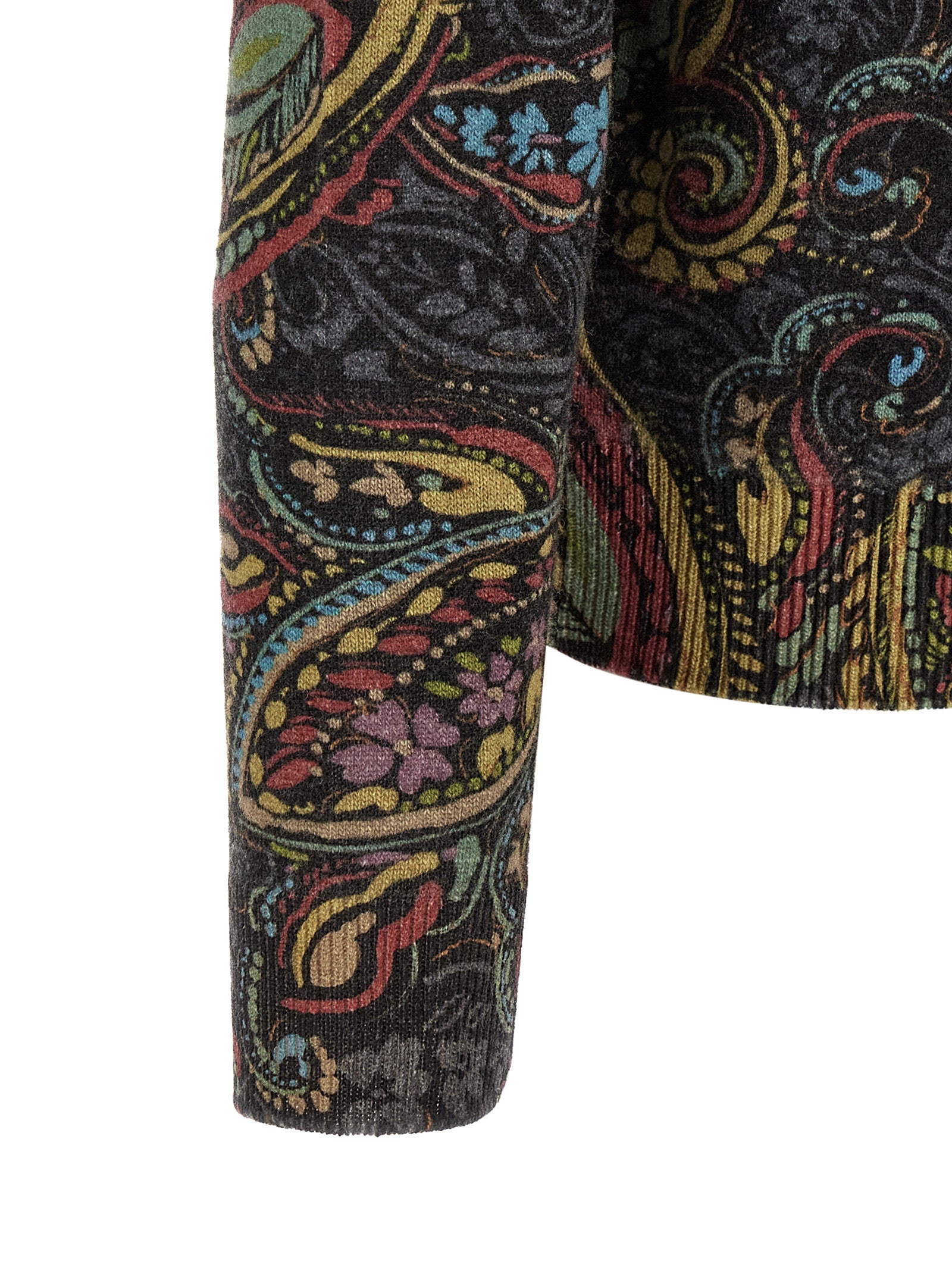 Etro Multicolor Wool Cardigan