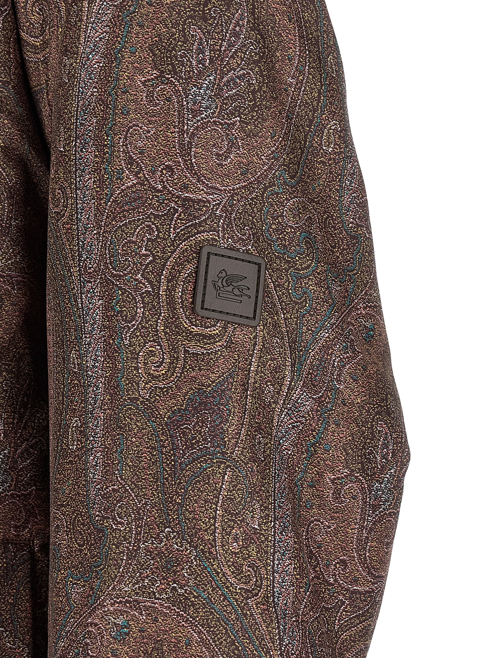 Etro Brown Polyester Bomber