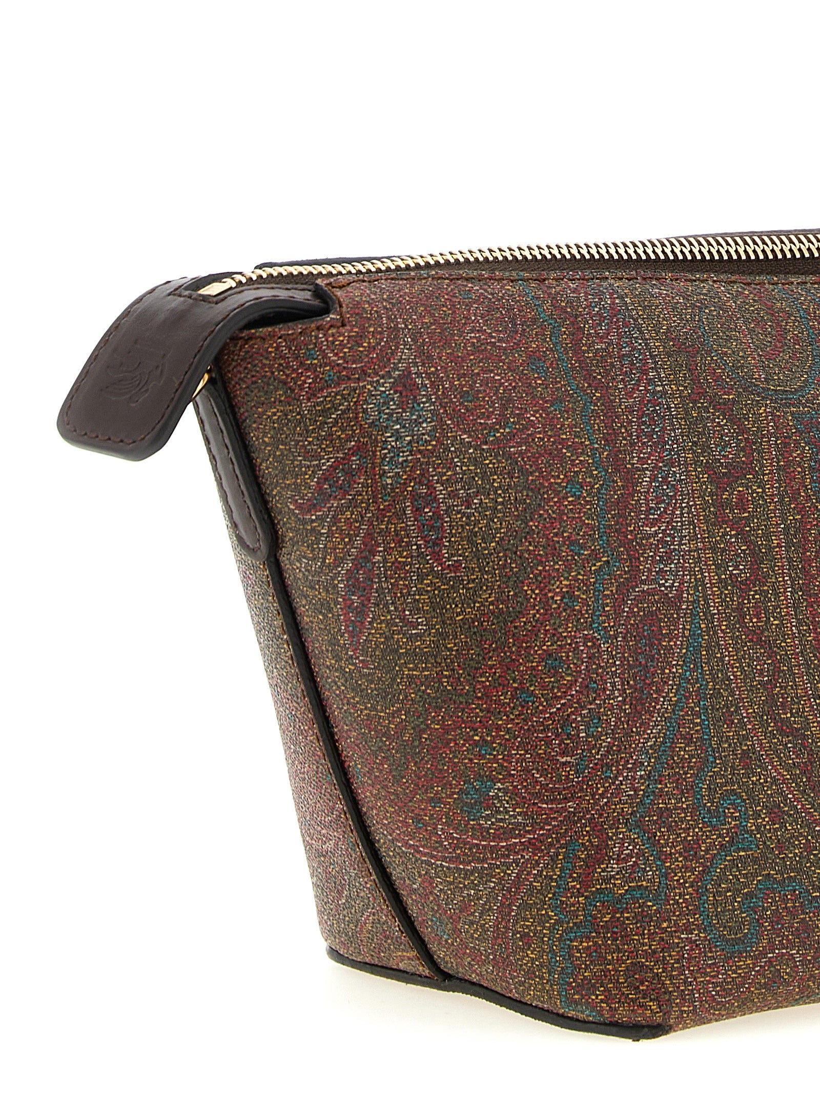 Etro Brown Cotton Crossbody Bag
