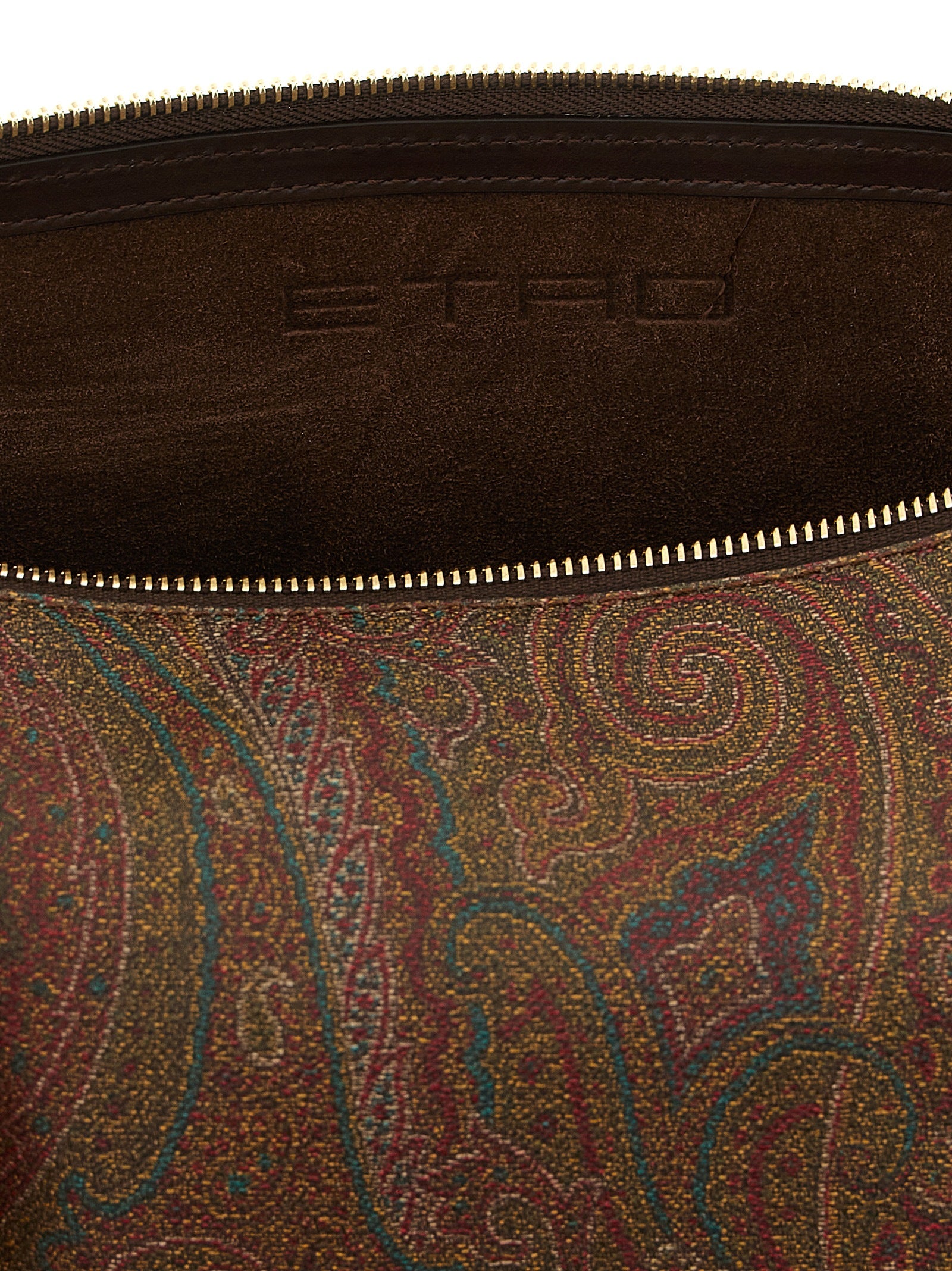 Etro Brown Cotton Crossbody Bag