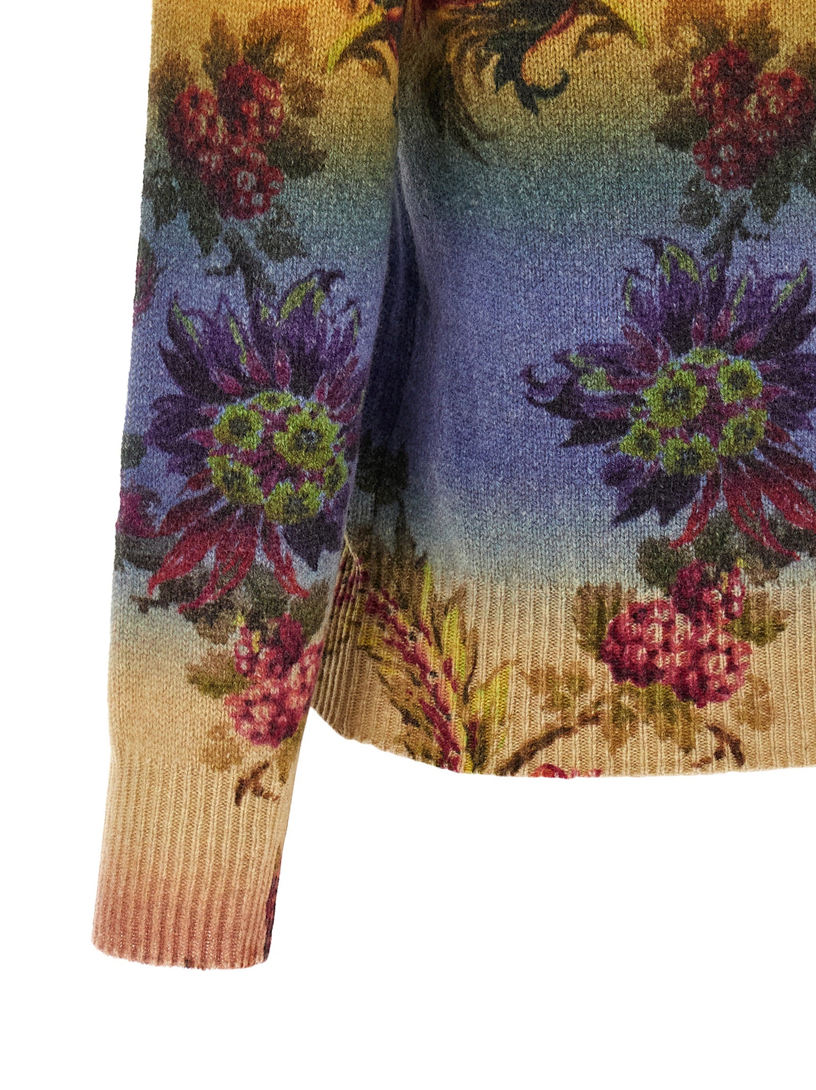 Etro Multicolor Wool Cardigan