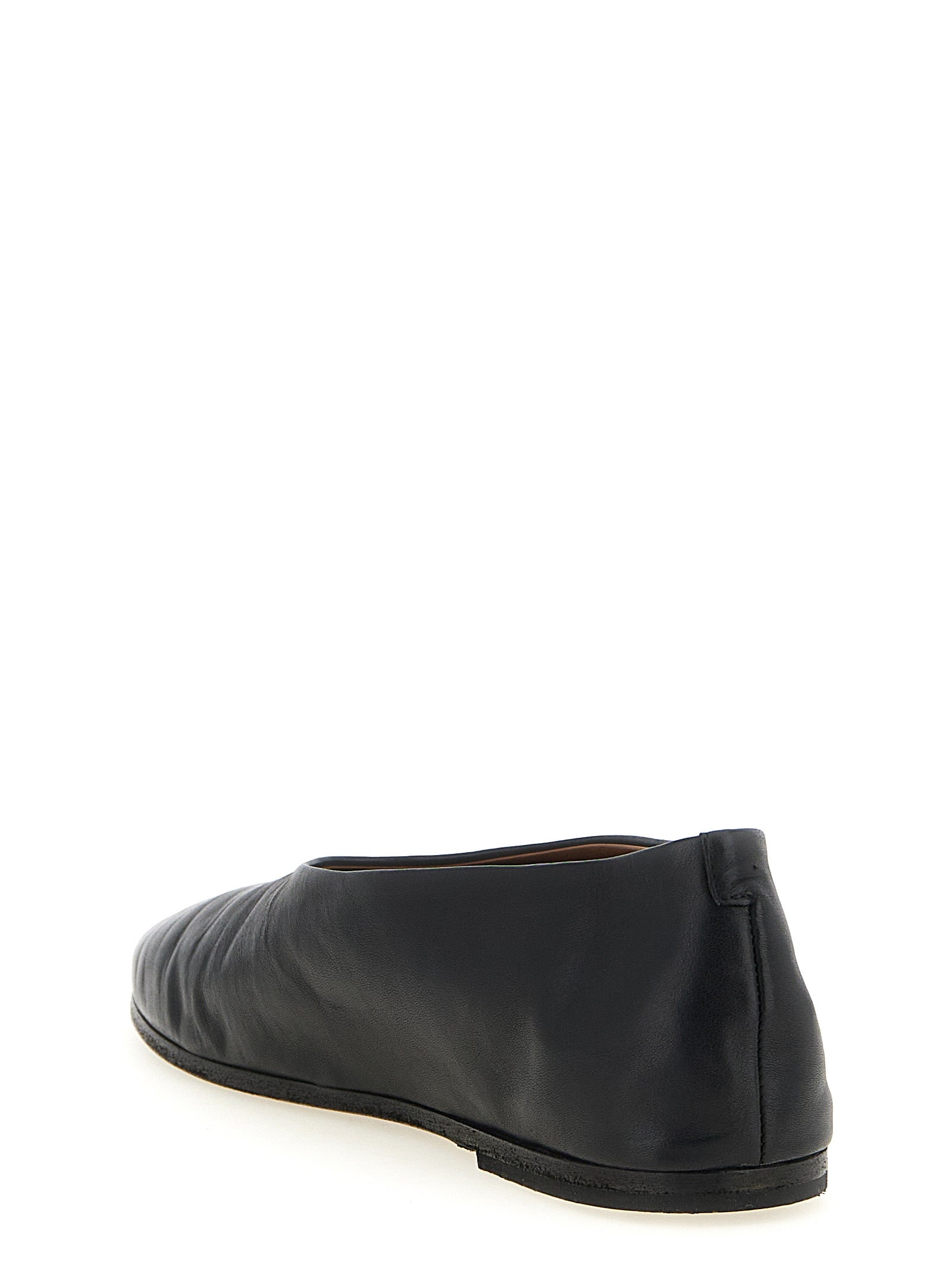 Marsell Black Calfskin Ballet Flats