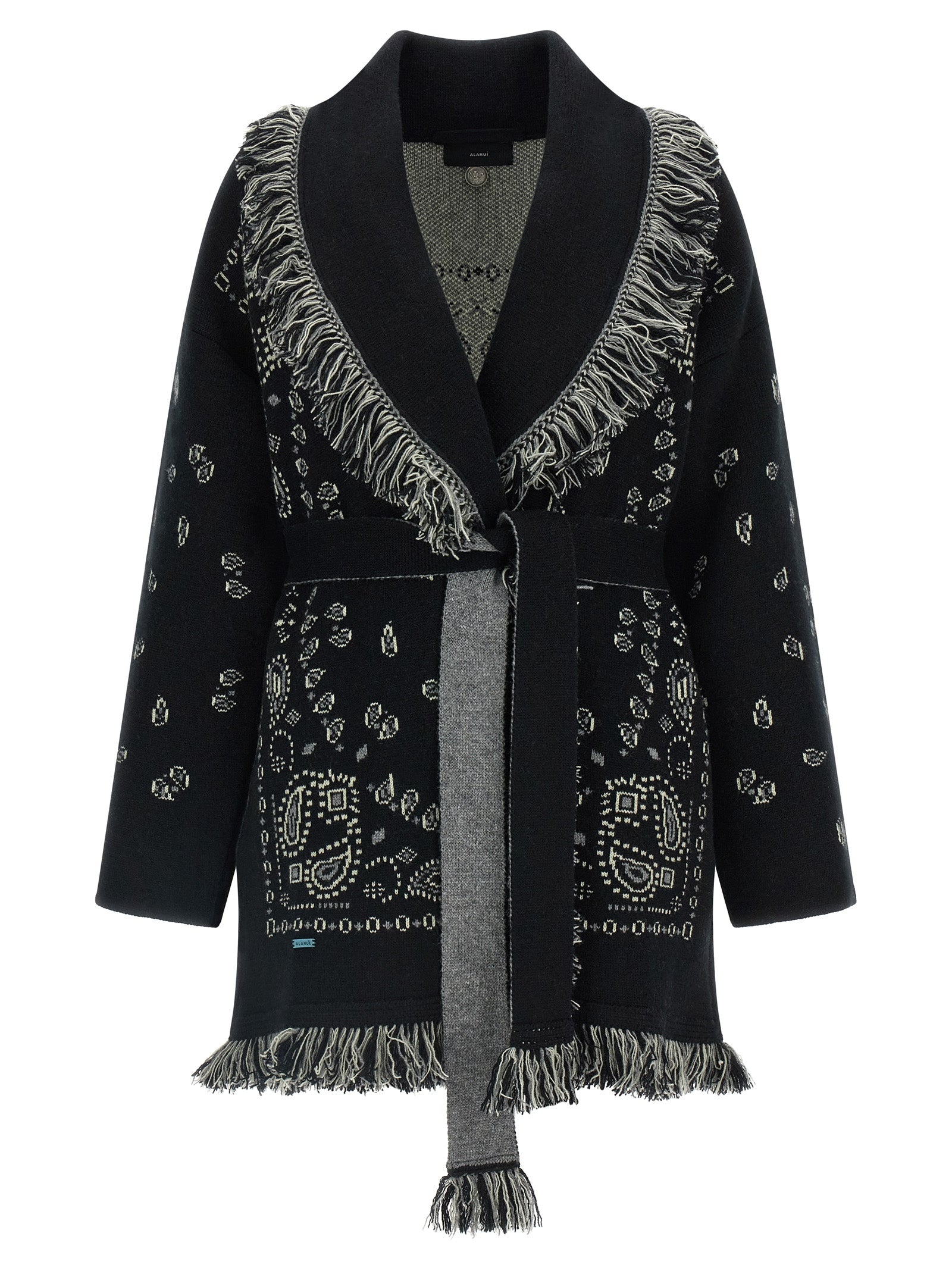 Alanui Black Cashmere Cardigan