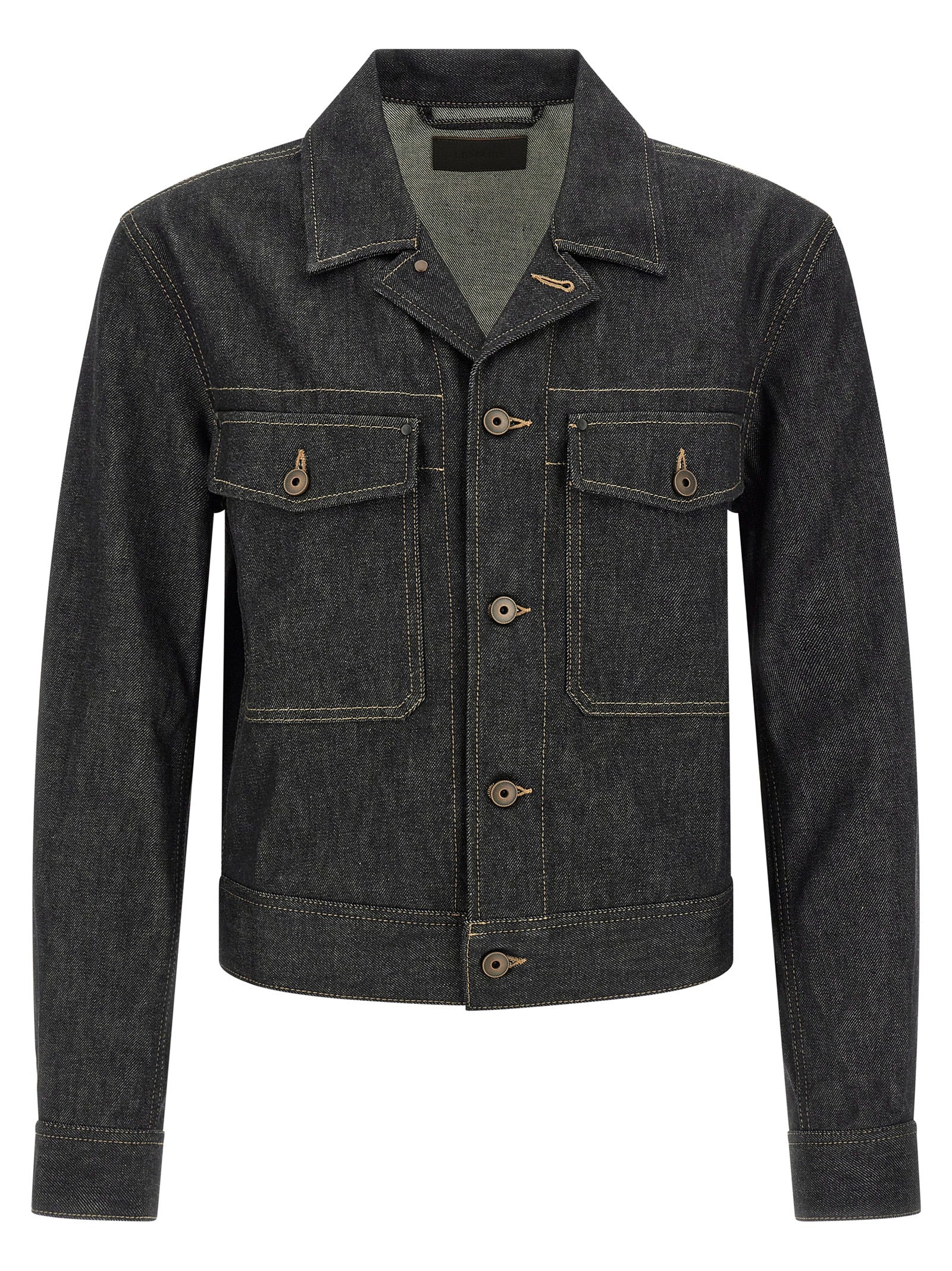 Lemaire Blue Cotton Denim Jacket