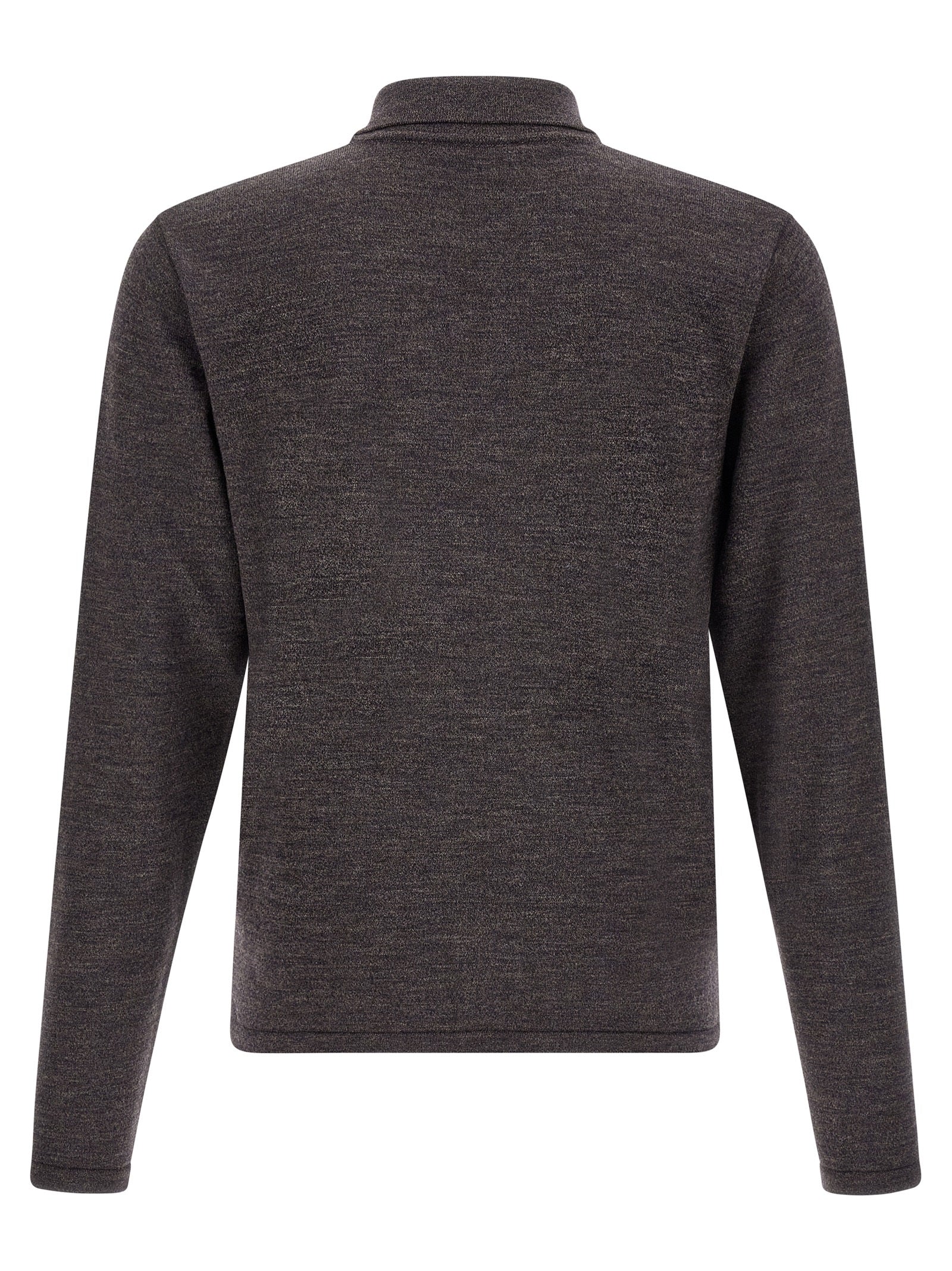 Lemaire Brown Wool Polo Shirt