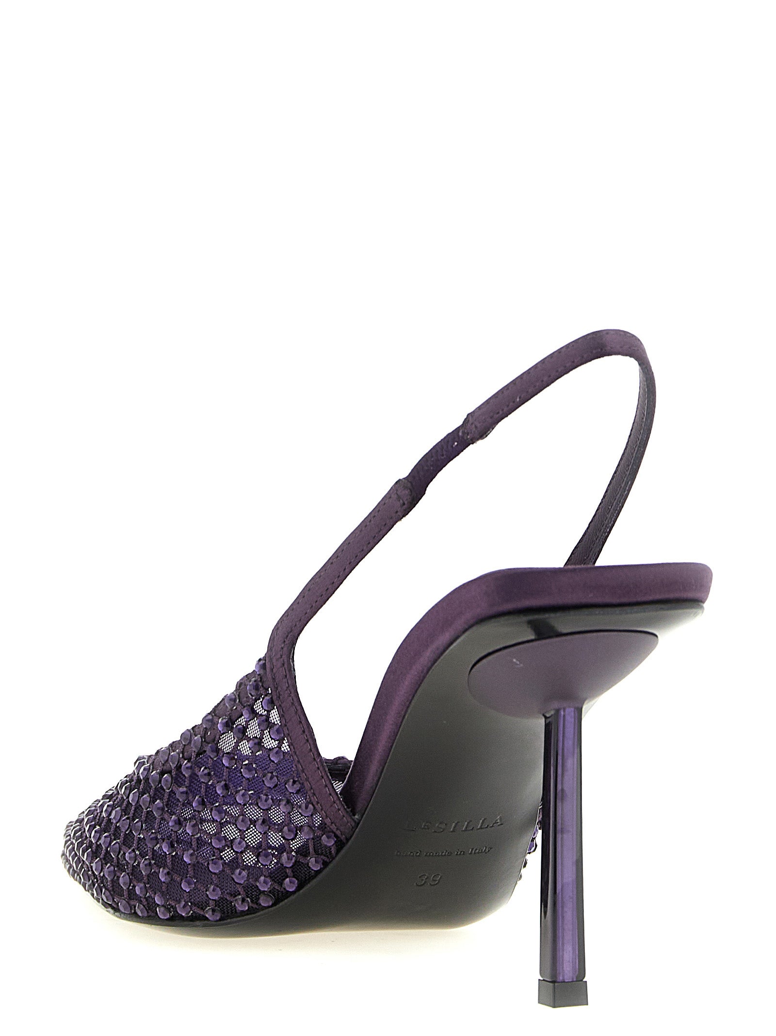LE SILLA Purple Polyester High Heel Pumps
