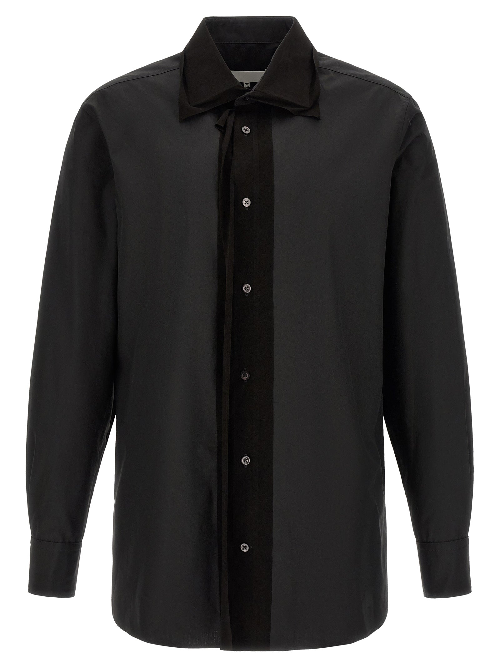 Maison Margiela Black Cotton Blouse